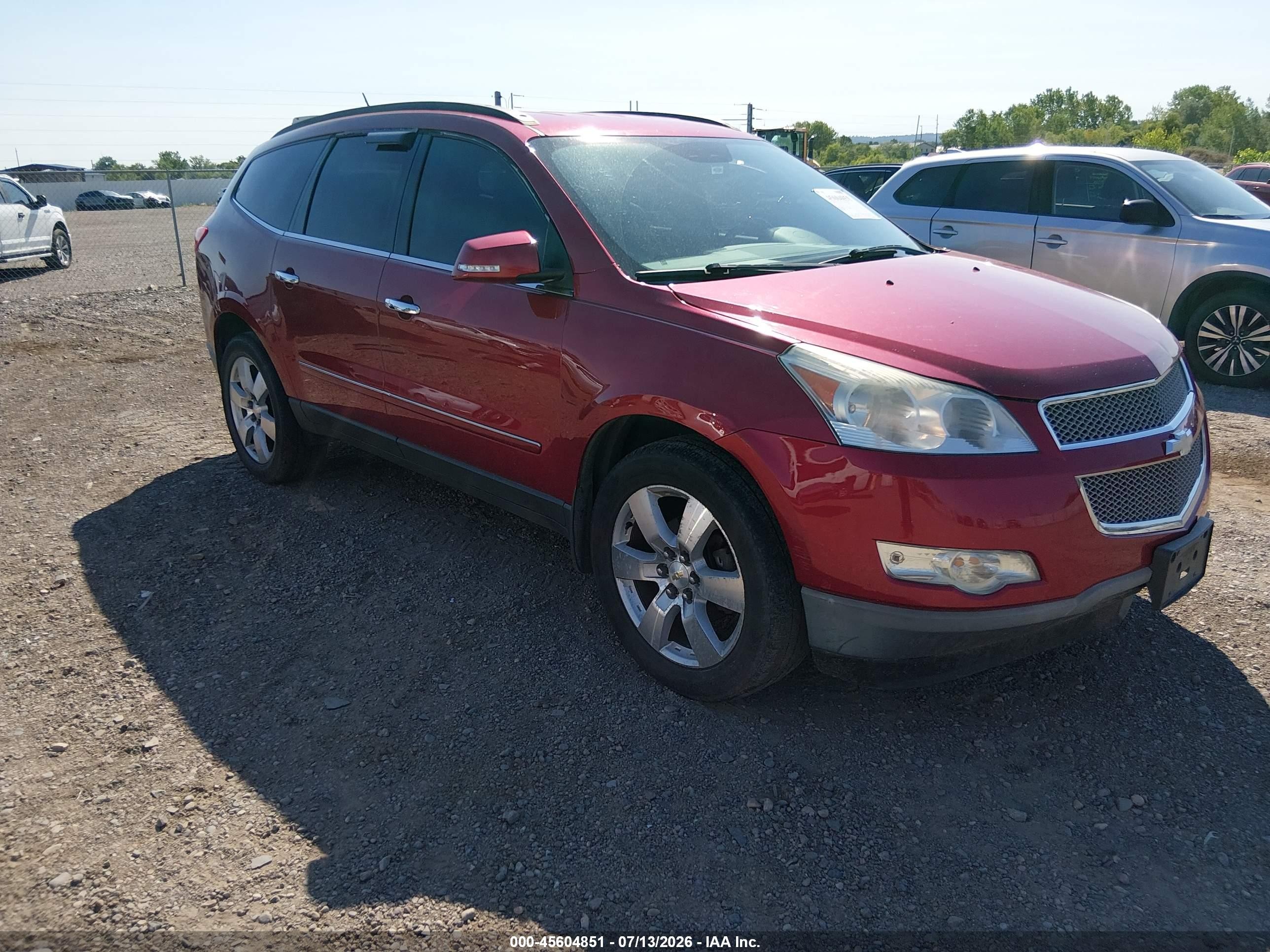 2012 Chevrolet Traverse LTZ, VIN 1GNKVLED8CJ191213 — Hail