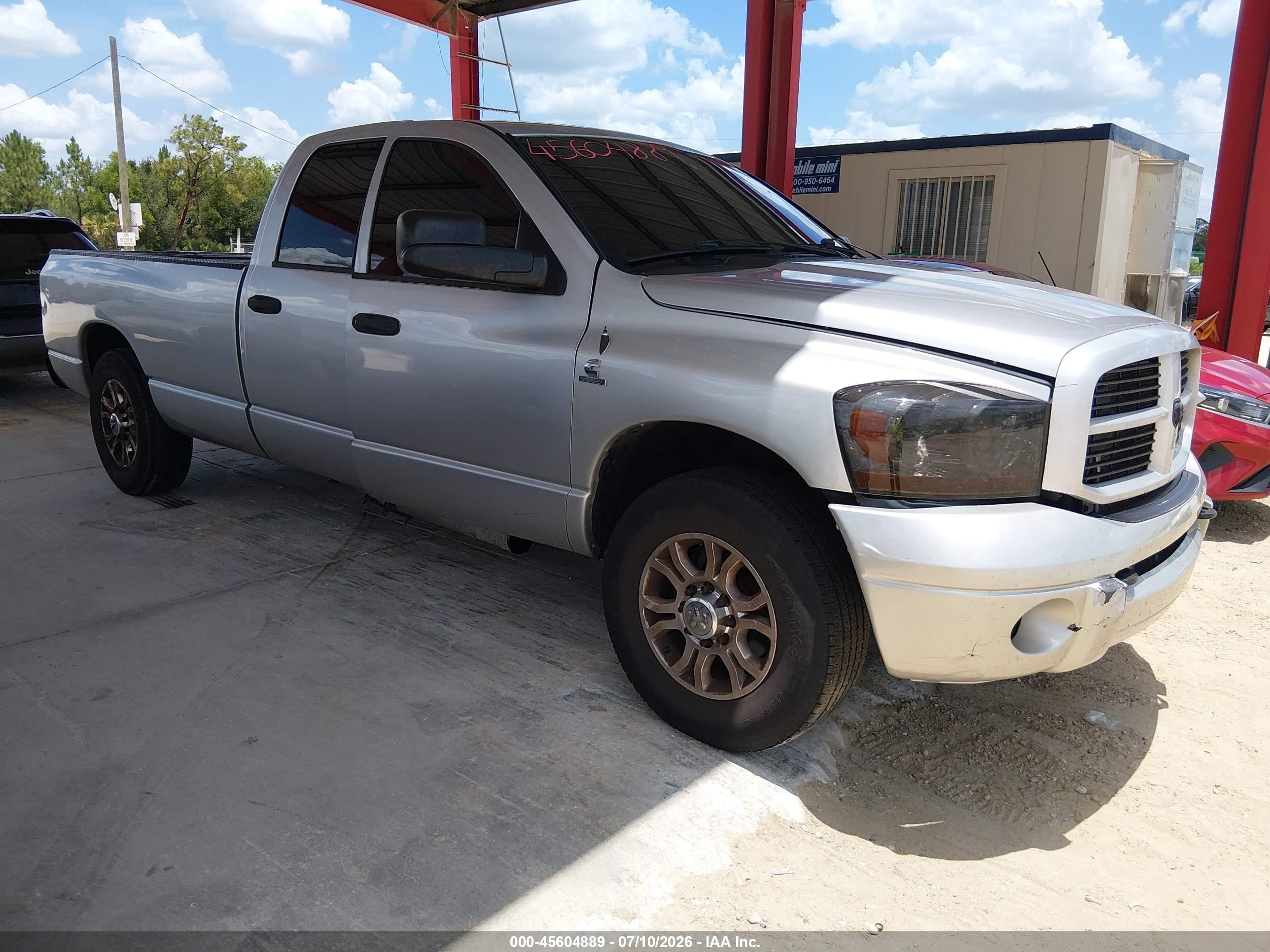 2006 Dodge 2500 ST, VIN 3D7KR28C56G279903 — Rear end