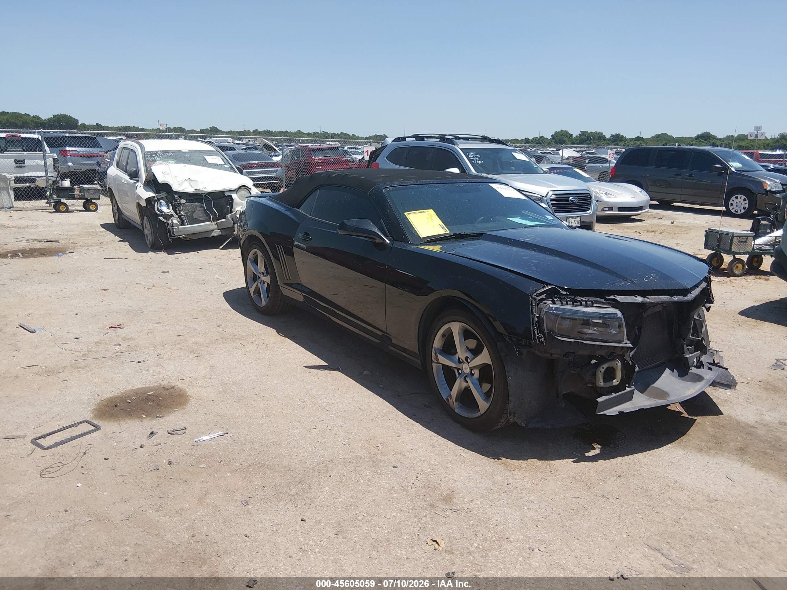 2014 Chevrolet Camaro LT, VIN 2G1FC3D36E9191176 — Front end