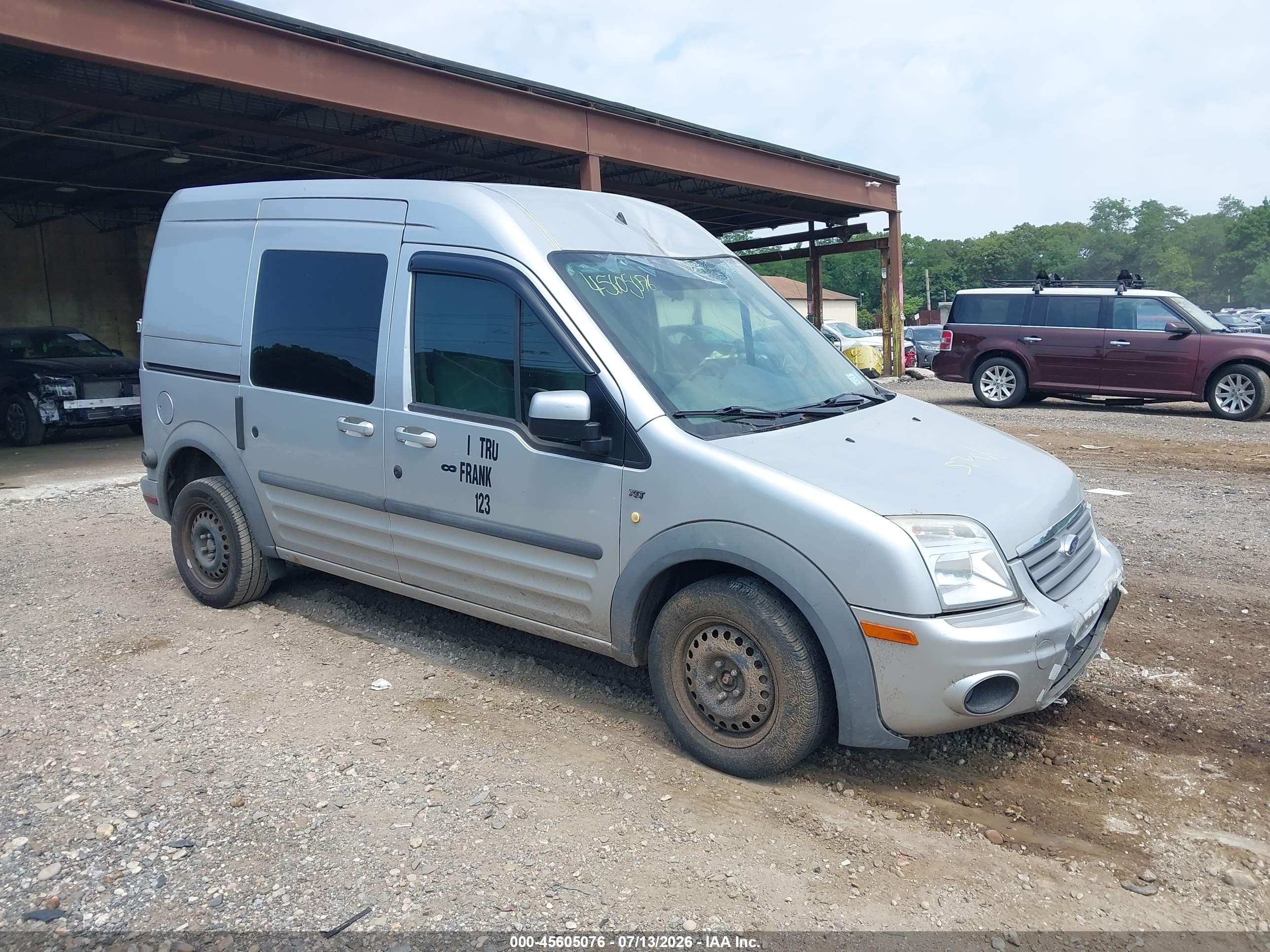 2011 Ford Transit Connect XLT, VIN NM0KS9BNXBT052802 — Front end