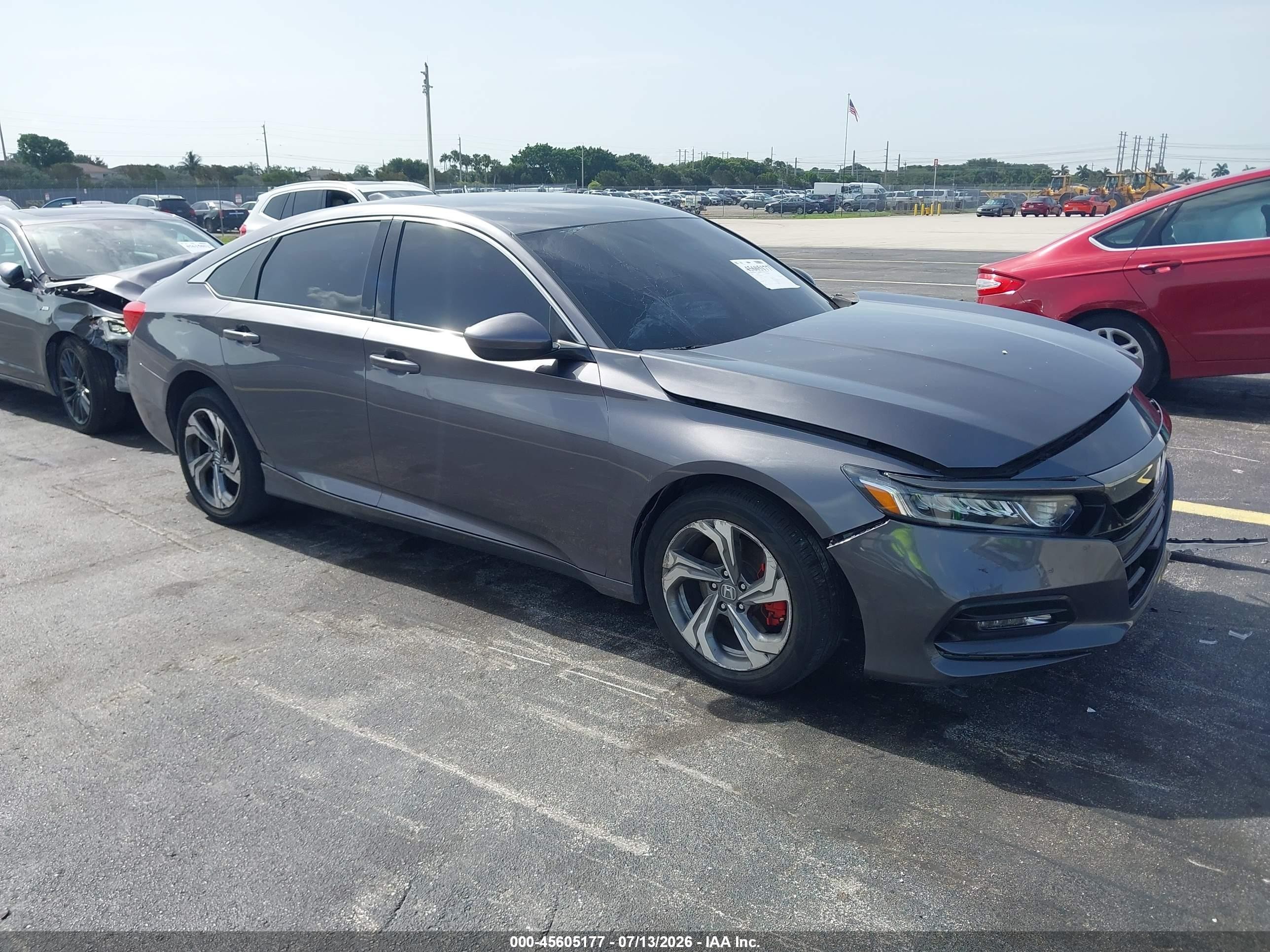 2019 Honda Accord Sport, VIN 1HGCV1F34KA062344 — Front end