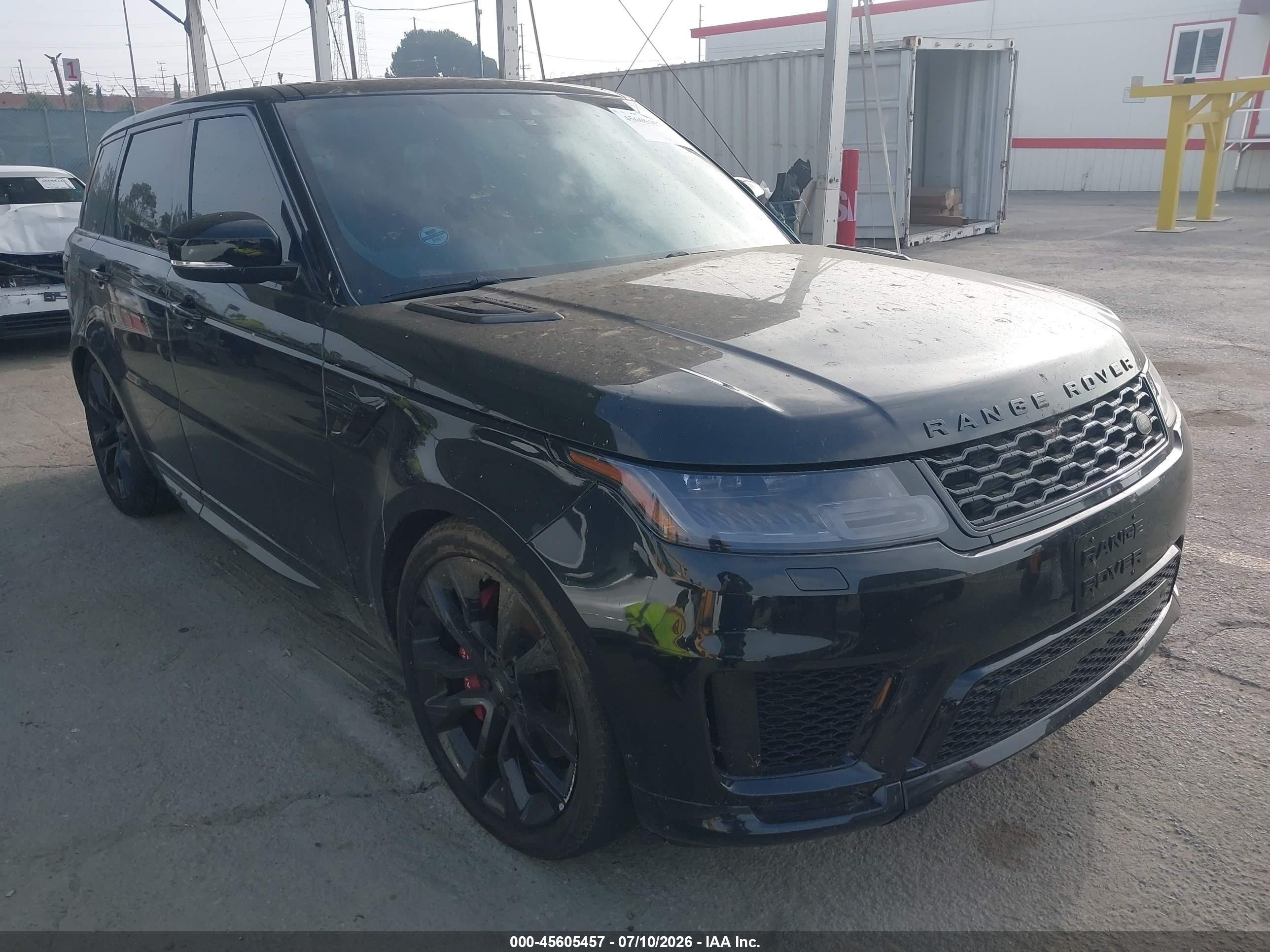2022 Land Rover Range Rover Sport HST, VIN SALWS2RU8NA236993 — Theft recovery