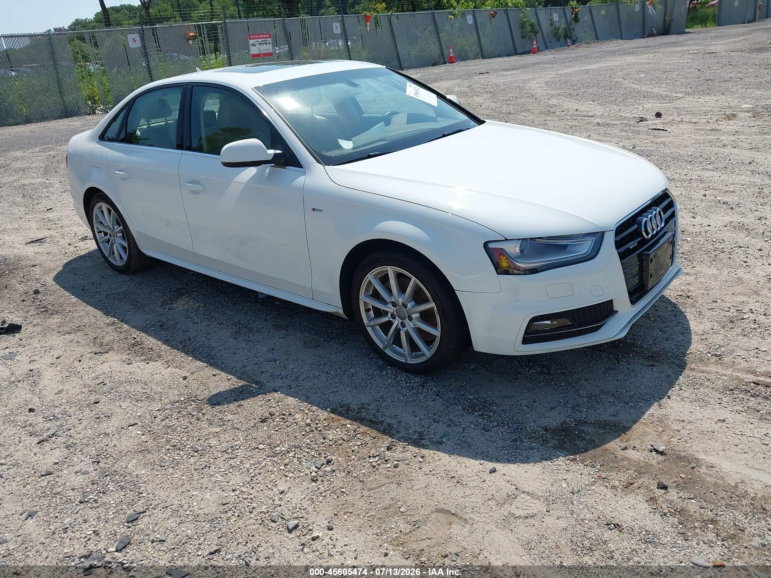 2016 Audi A4 Premium Plus, VIN WAUFFAFL4GN006295 — Вода / потоп