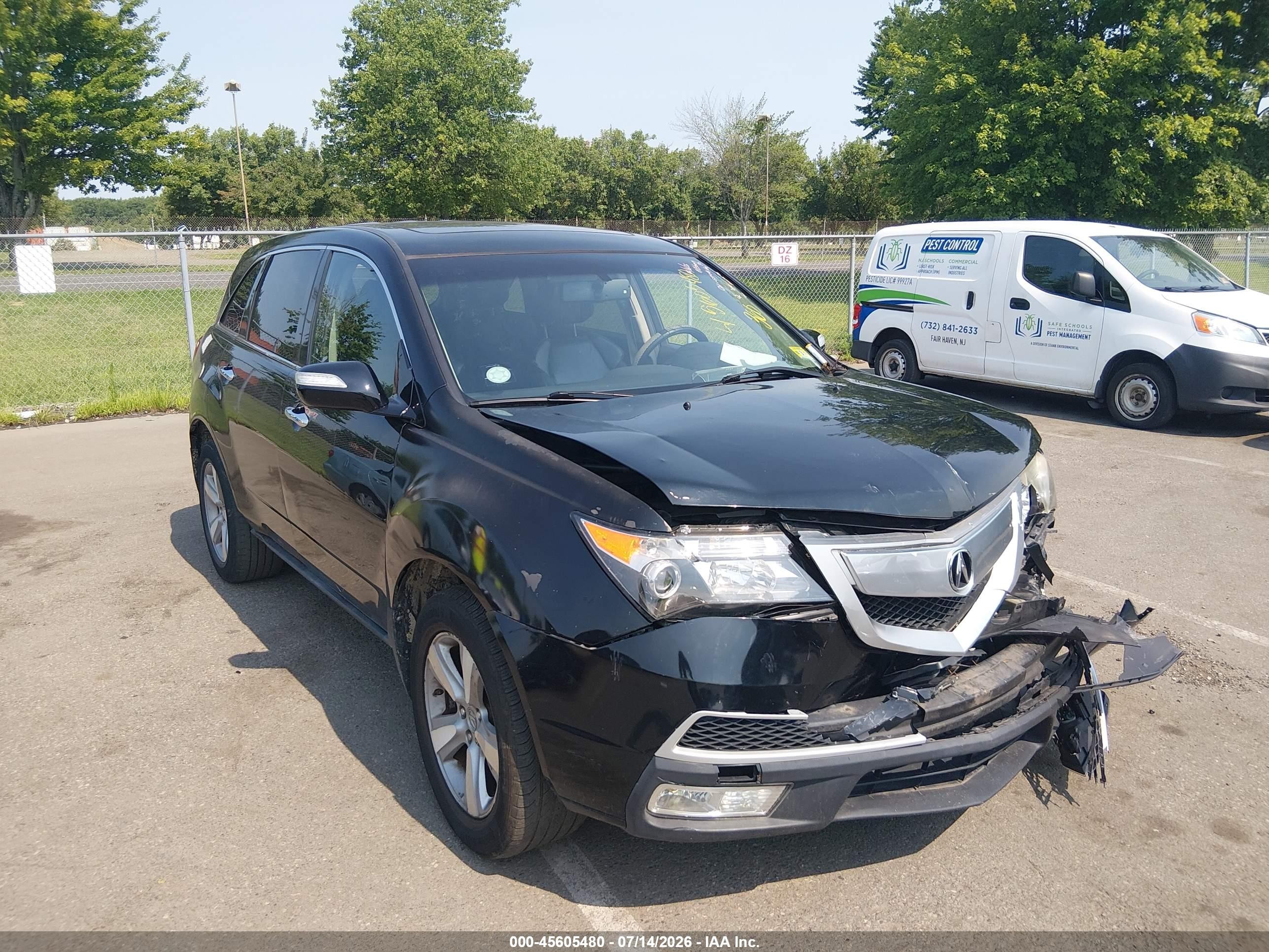2012 Acura MDX, VIN 2HNYD2H21CH520923 — Front end