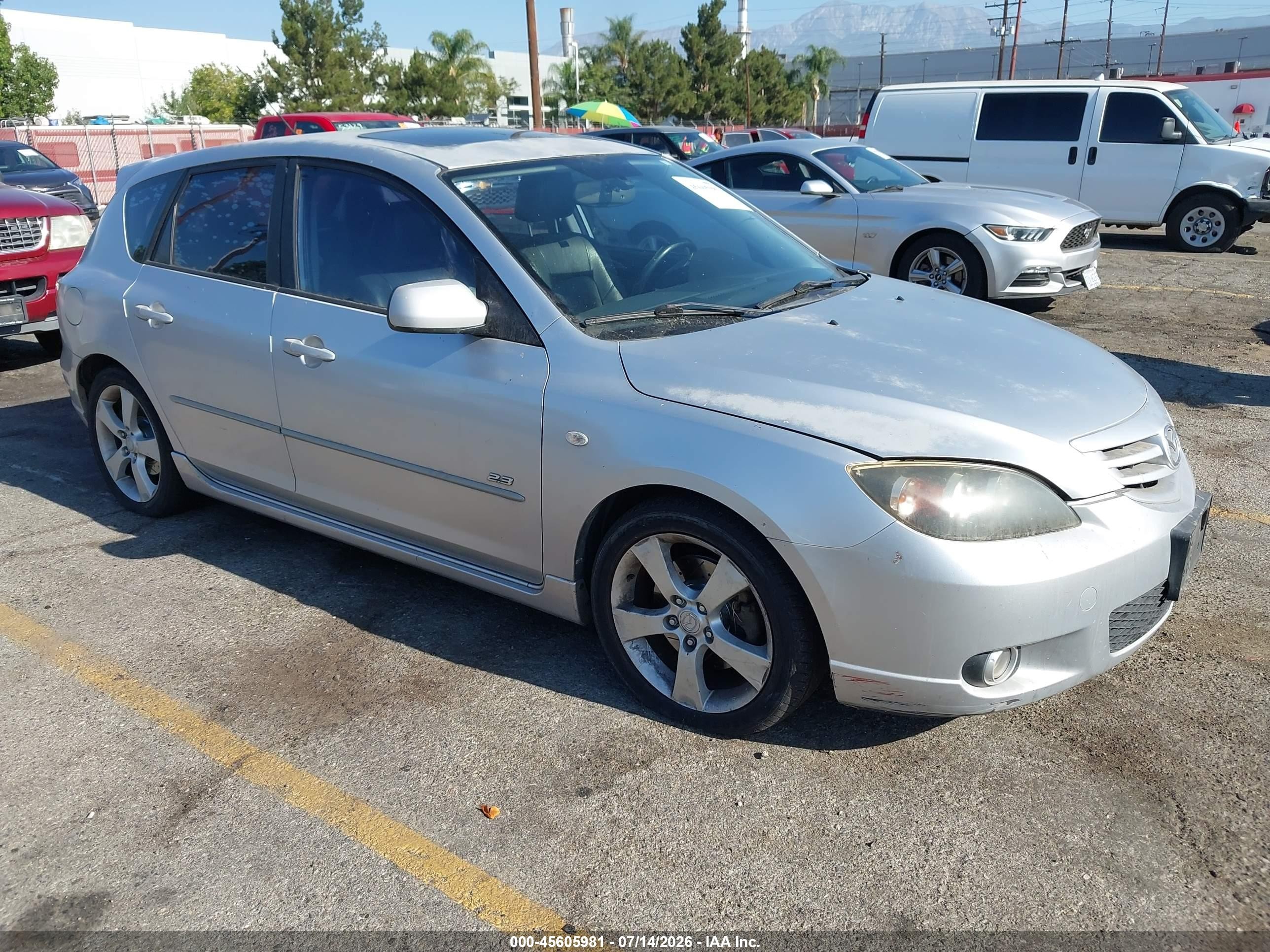2005 Mazda 3 s, VIN JM1BK343751237692 — Side