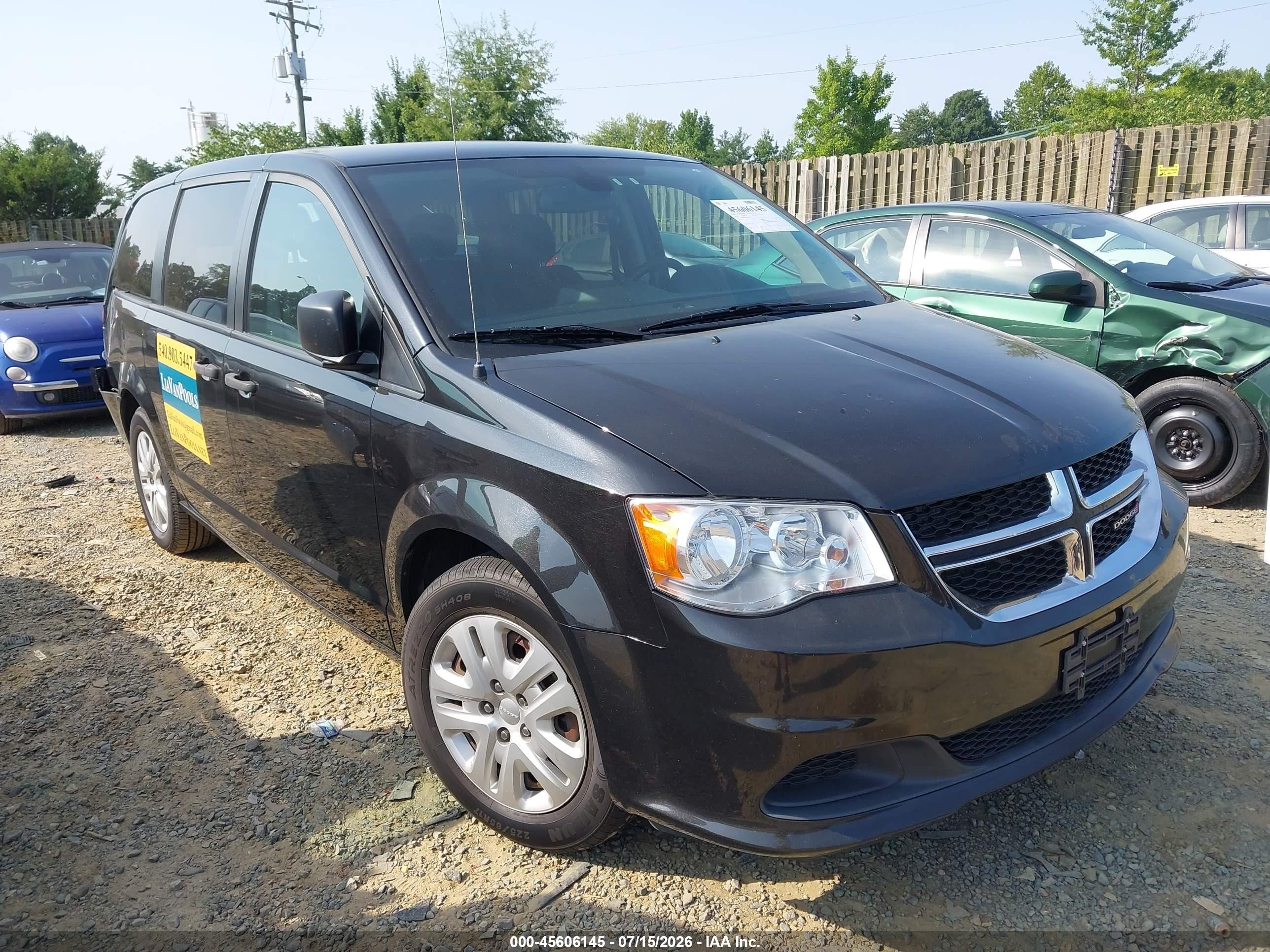 2019 Dodge Grand Caravan SE, VIN 2C4RDGBG3KR783144 — Not stated