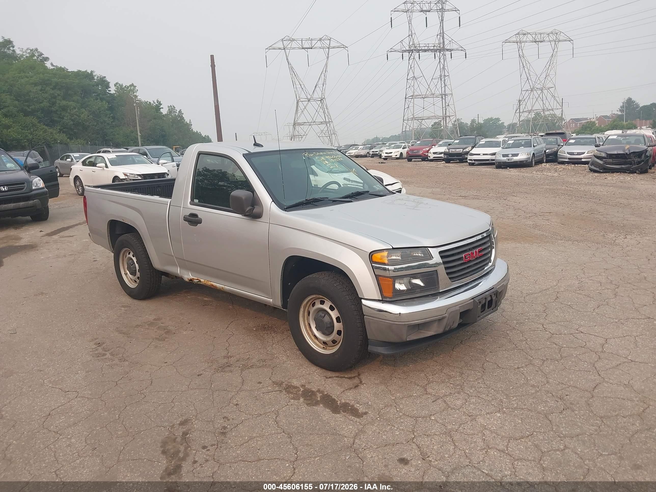 2012 GMC Canyon Work Truck, VIN 1GTC5LF91C8154082 — Обычный износ