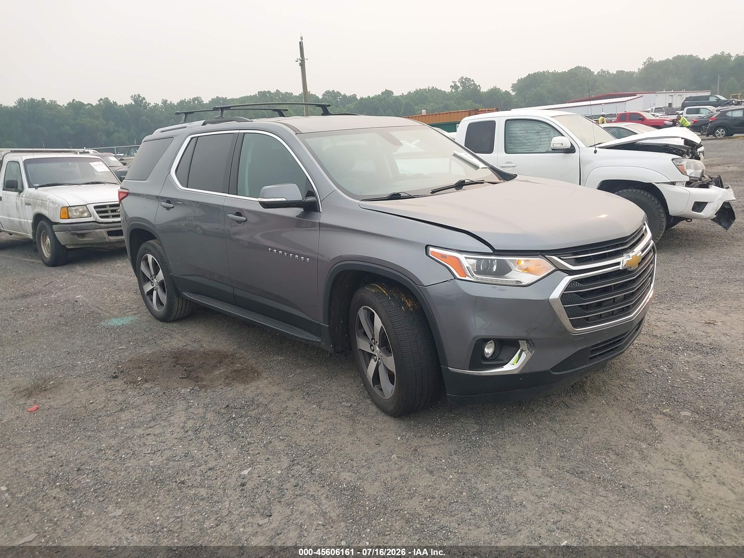 2018 Chevrolet Traverse LT, VIN 1GNEVHKW0JJ244872 — Repossession