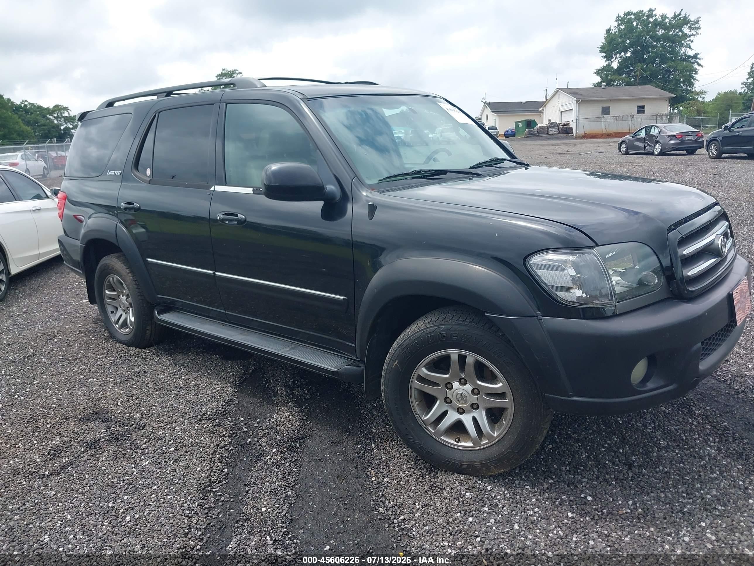 2004 Toyota Sequoia Limited, VIN 5TDZT38A84S231342 — Repossession
