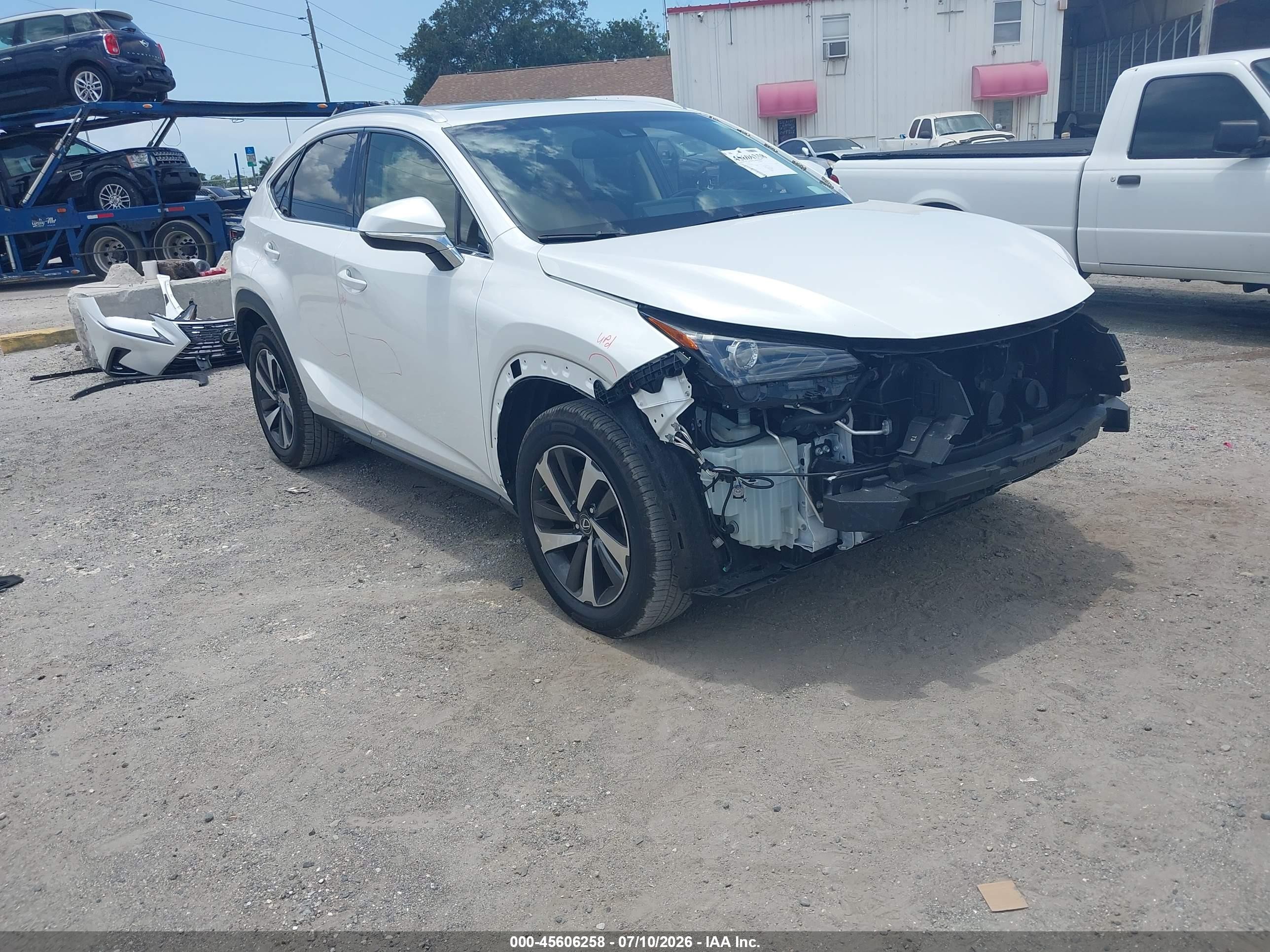 2018 Lexus NX 300, VIN JTJYARBZ4J2115025 — Front end