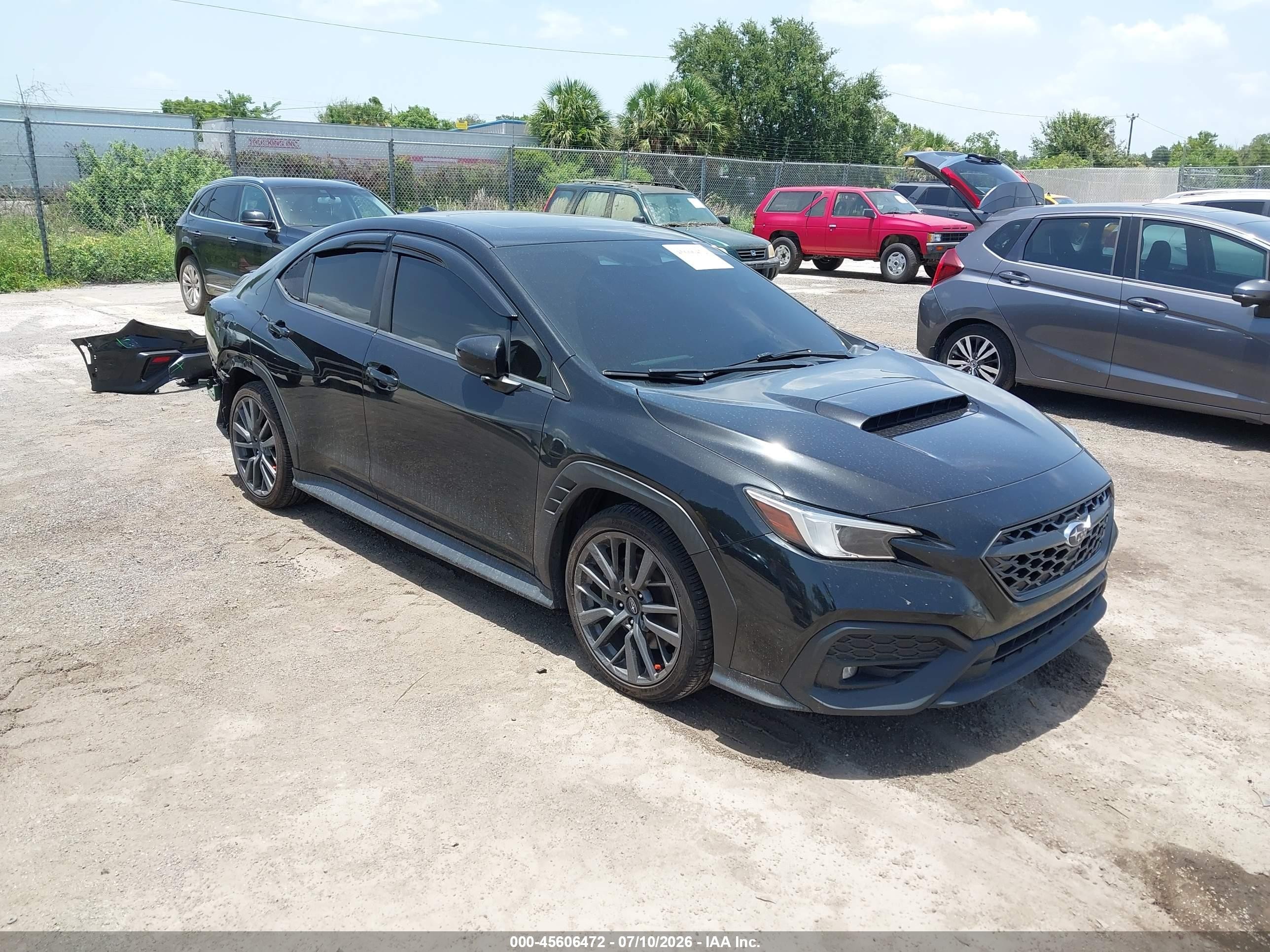 2022 Subaru WRX GT, VIN JF1VBAU66N8033314 — Зад