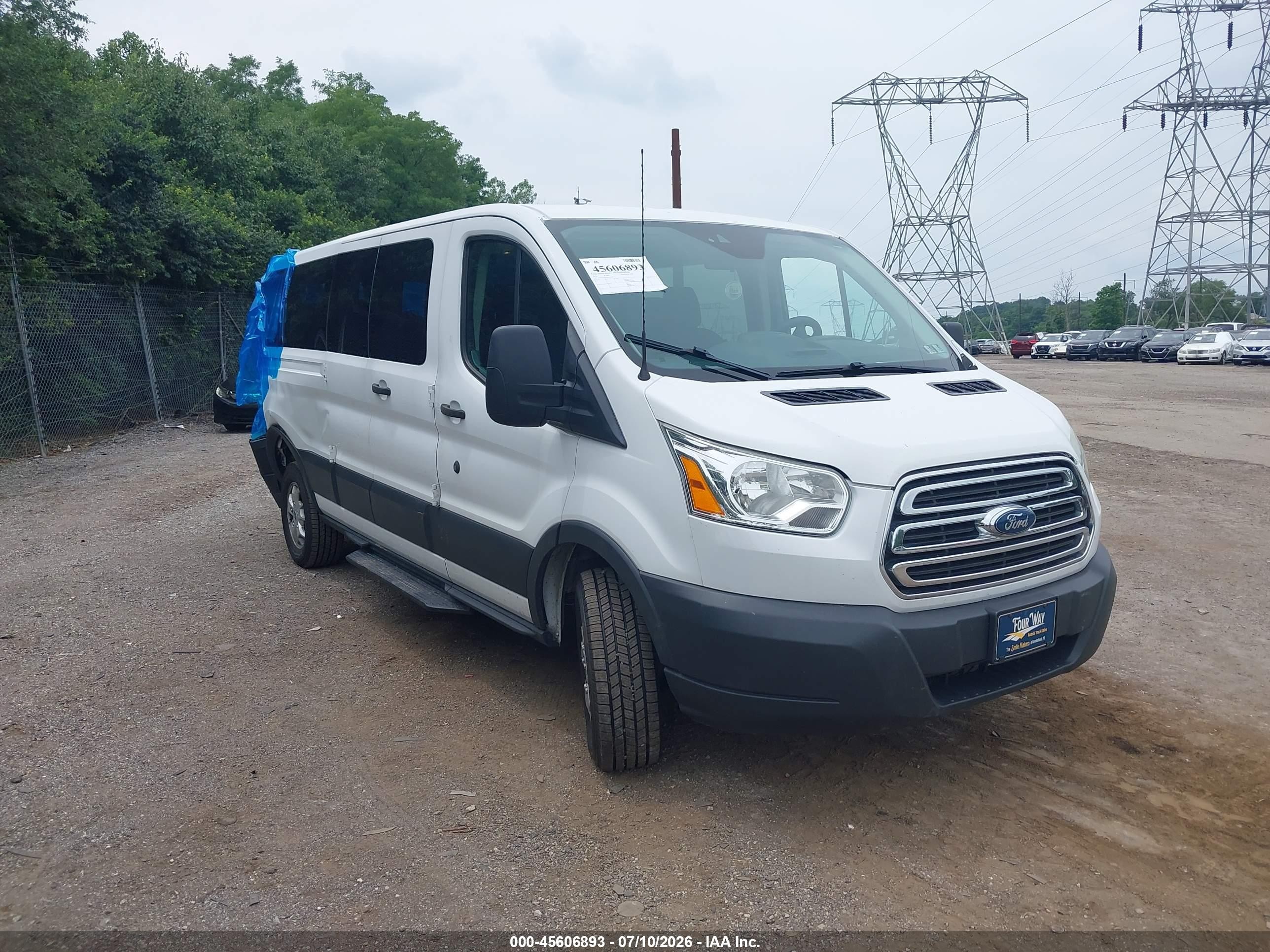 2016 Ford Transit XL, VIN 1FBZX2ZM3GKA93183 — Rear end