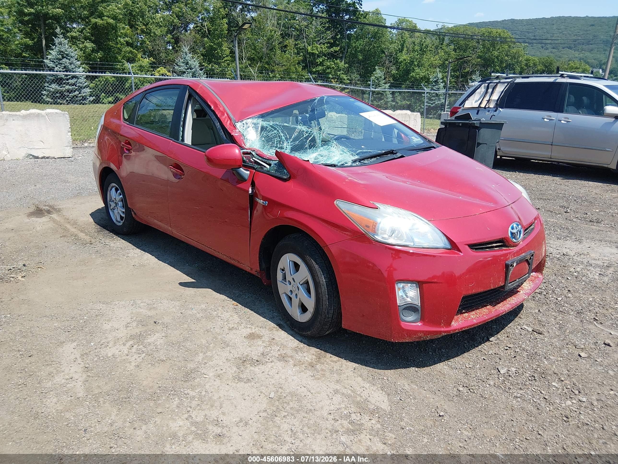 2010 Toyota Prius II, VIN JTDKN3DU9A5207161 — Стихия