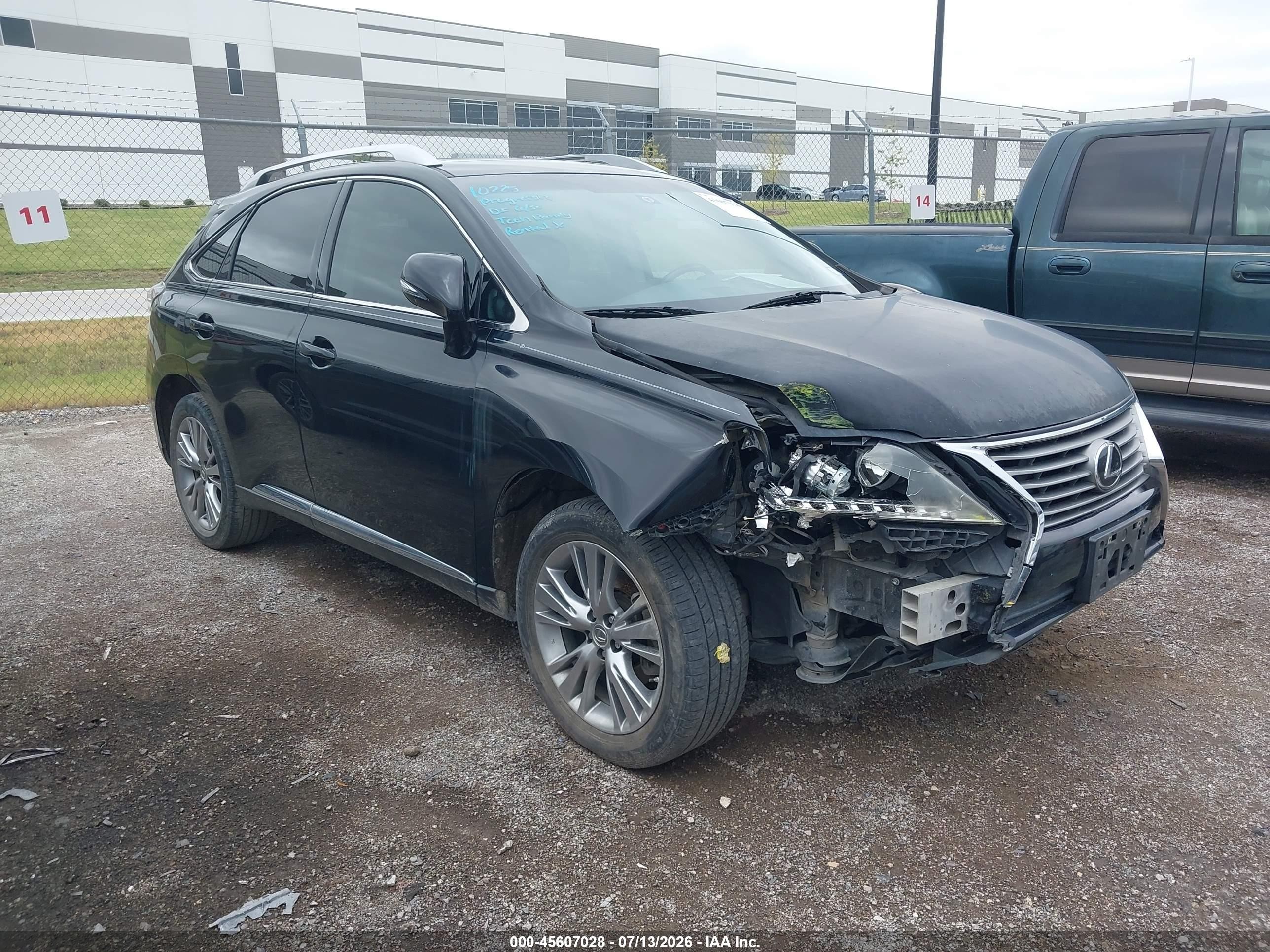 2013 Lexus RX 350, VIN 2T2ZK1BA7DC092793 — Front end