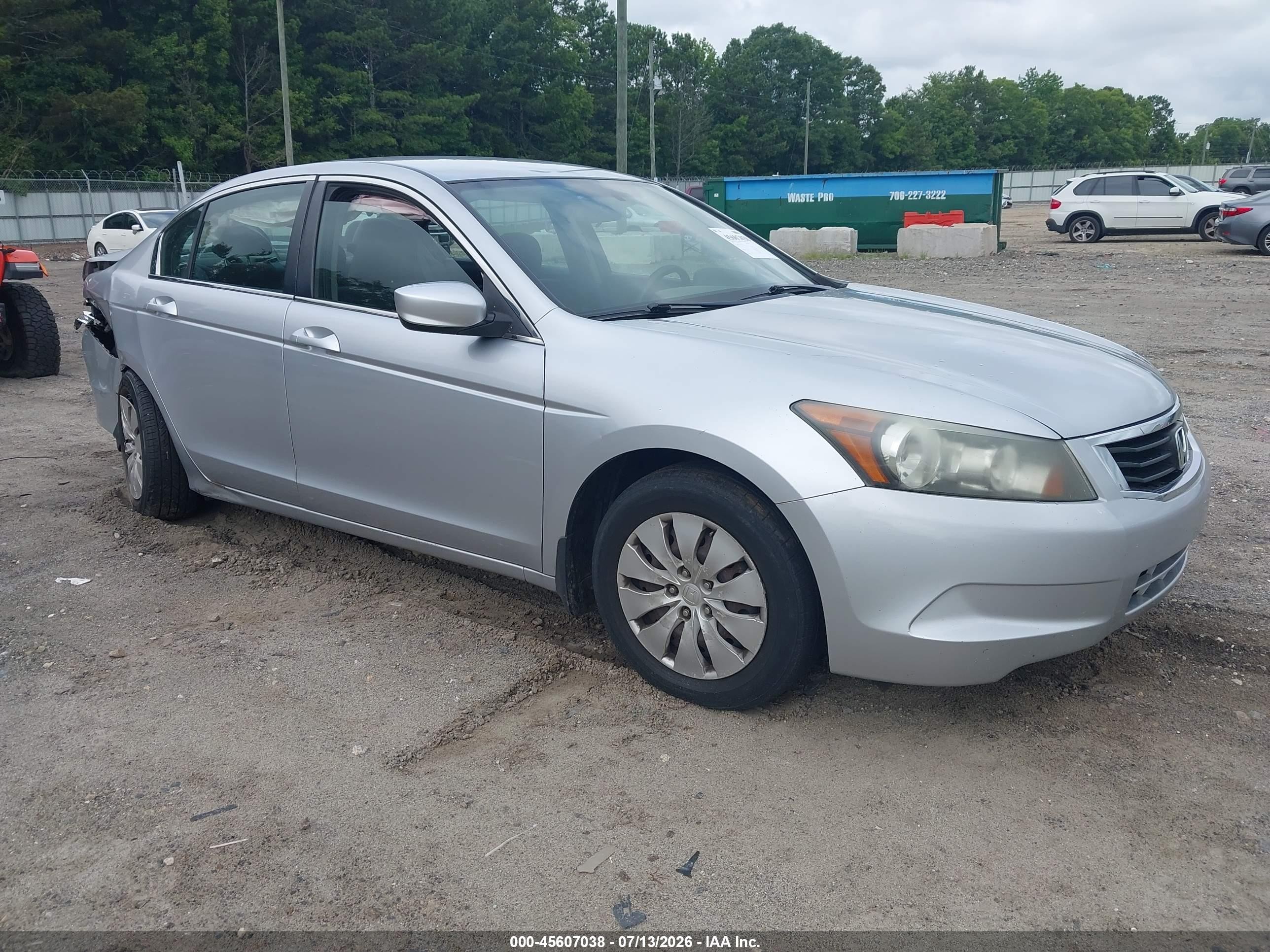 2010 Honda Accord LX, VIN 1HGCP2F35AA060553 — Rear end
