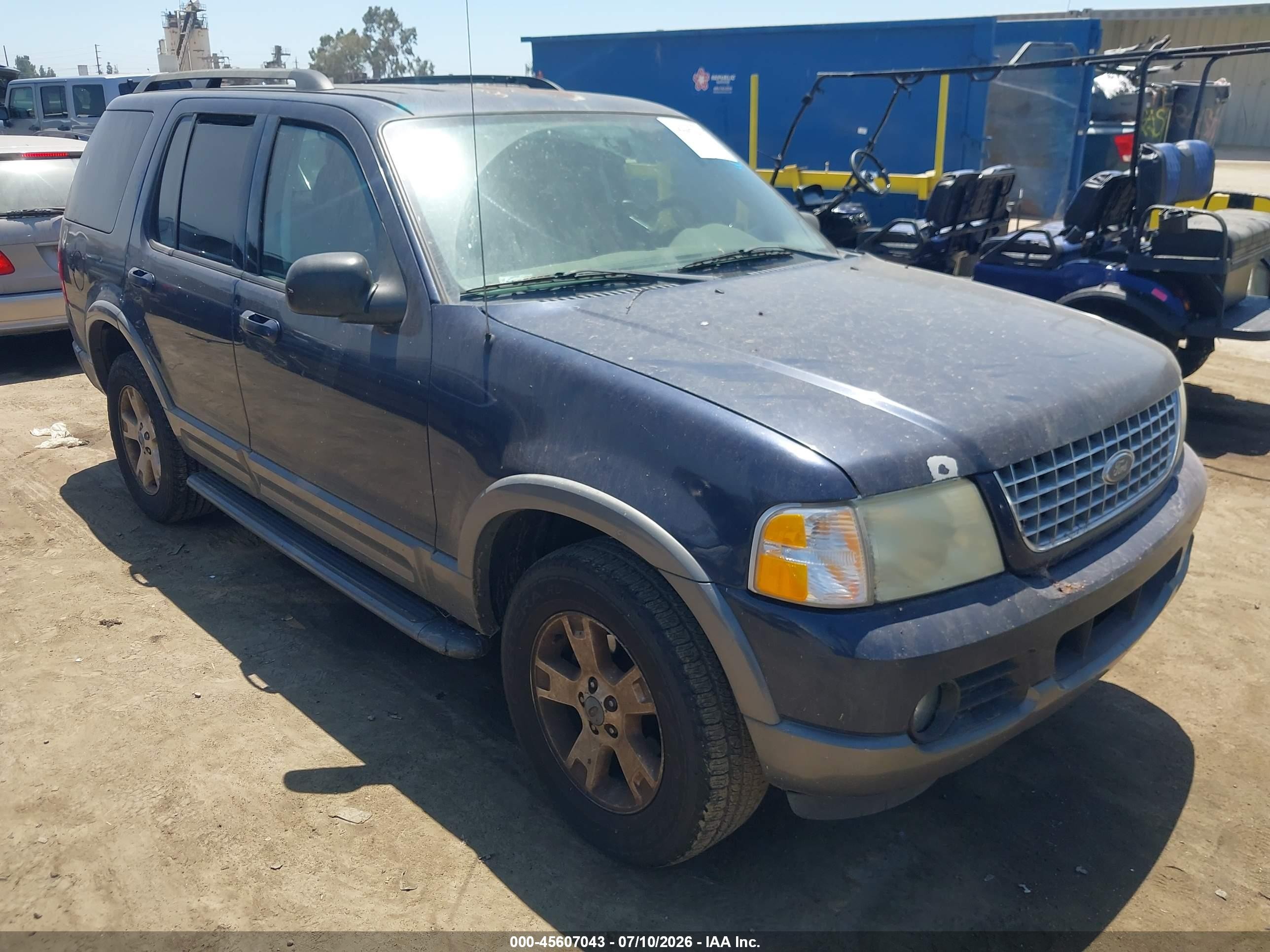 2003 Ford Explorer XLT, VIN 1FMZU63WX3ZB10936 — Normal wear