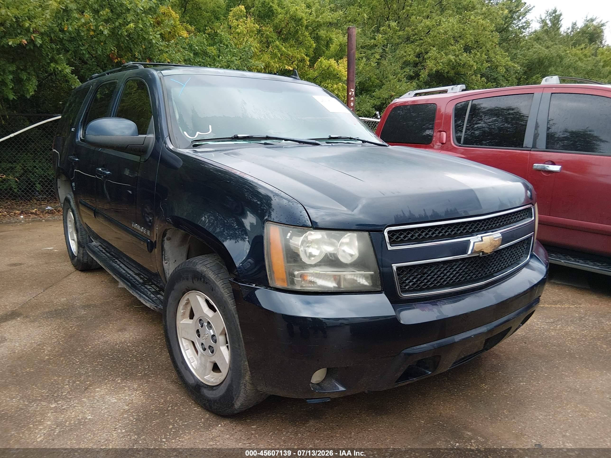 2007 Chevrolet Tahoe LS, VIN 1GNFK13087R159187 — Обычный износ