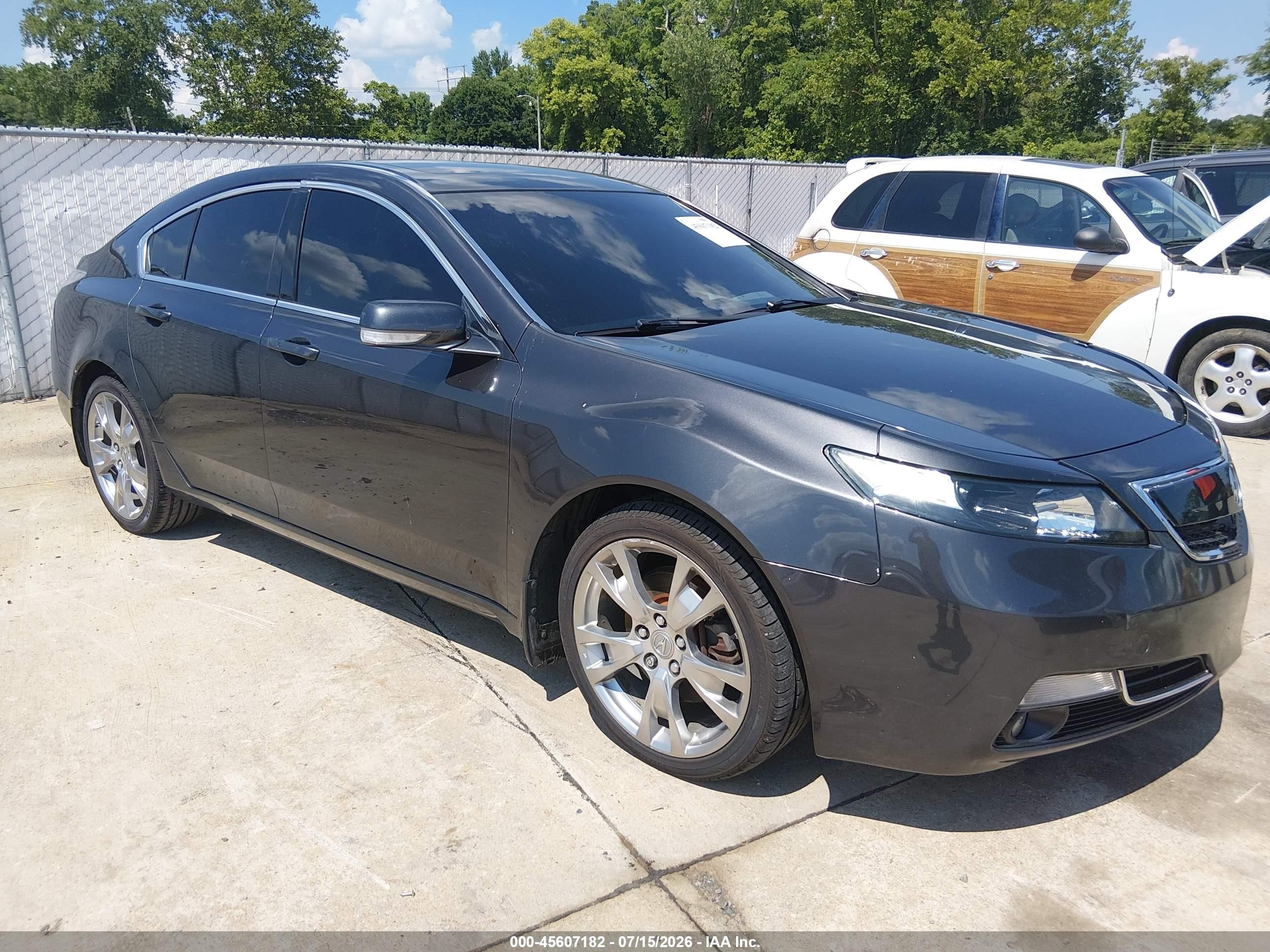 2013 Acura TL Advance, VIN 19UUA9F76DA003168 — Front end