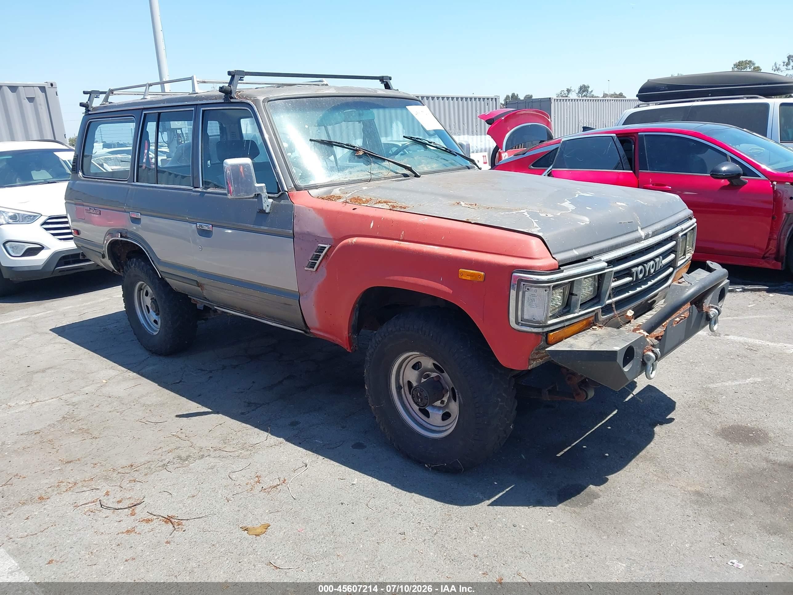 1989 Toyota Land Cruiser, VIN JT3FJ62GXK0096263 — Обычный износ