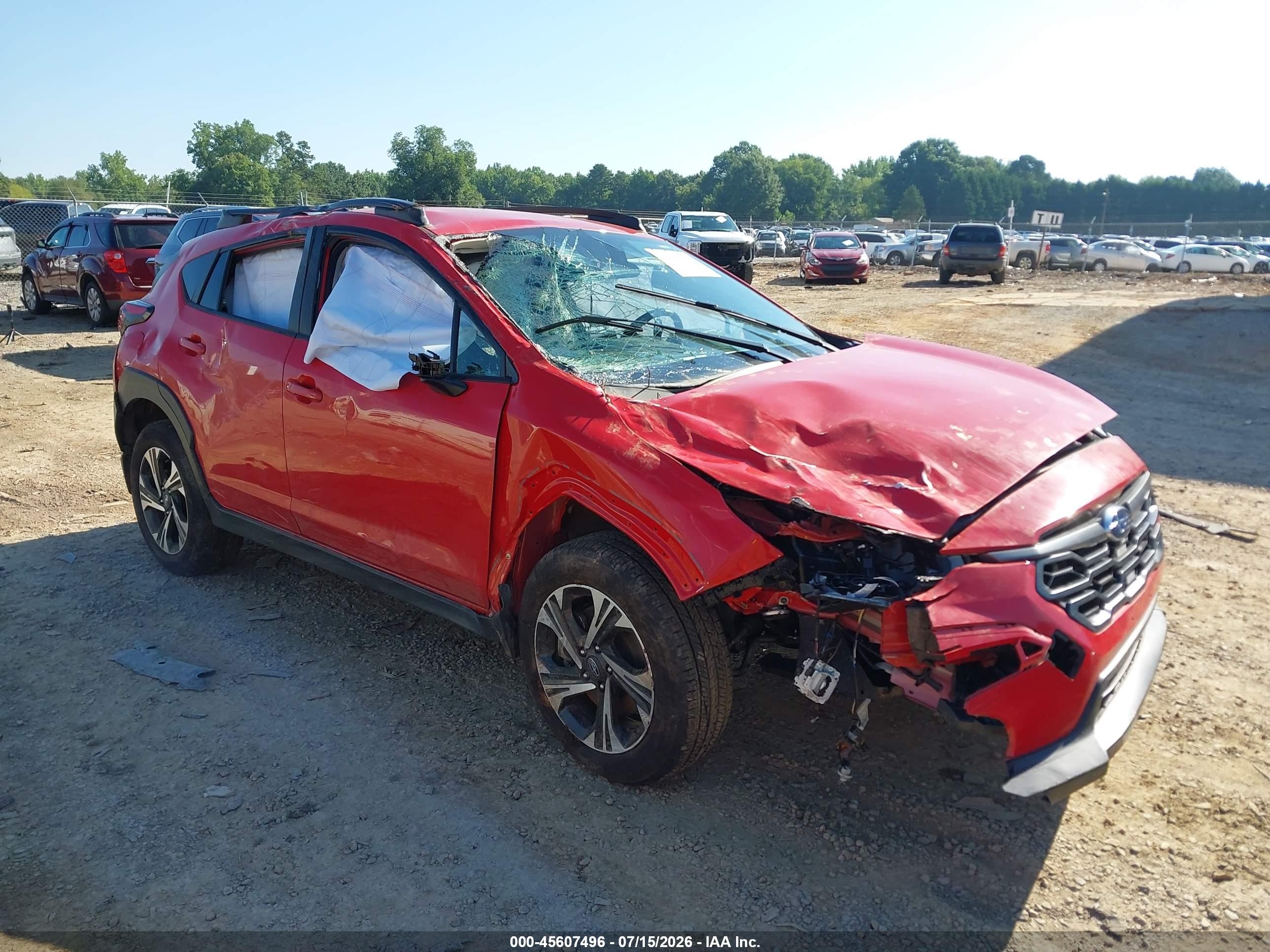 2024 Subaru Crosstrek Premium, VIN JF2GUADC4R8865809 — Side