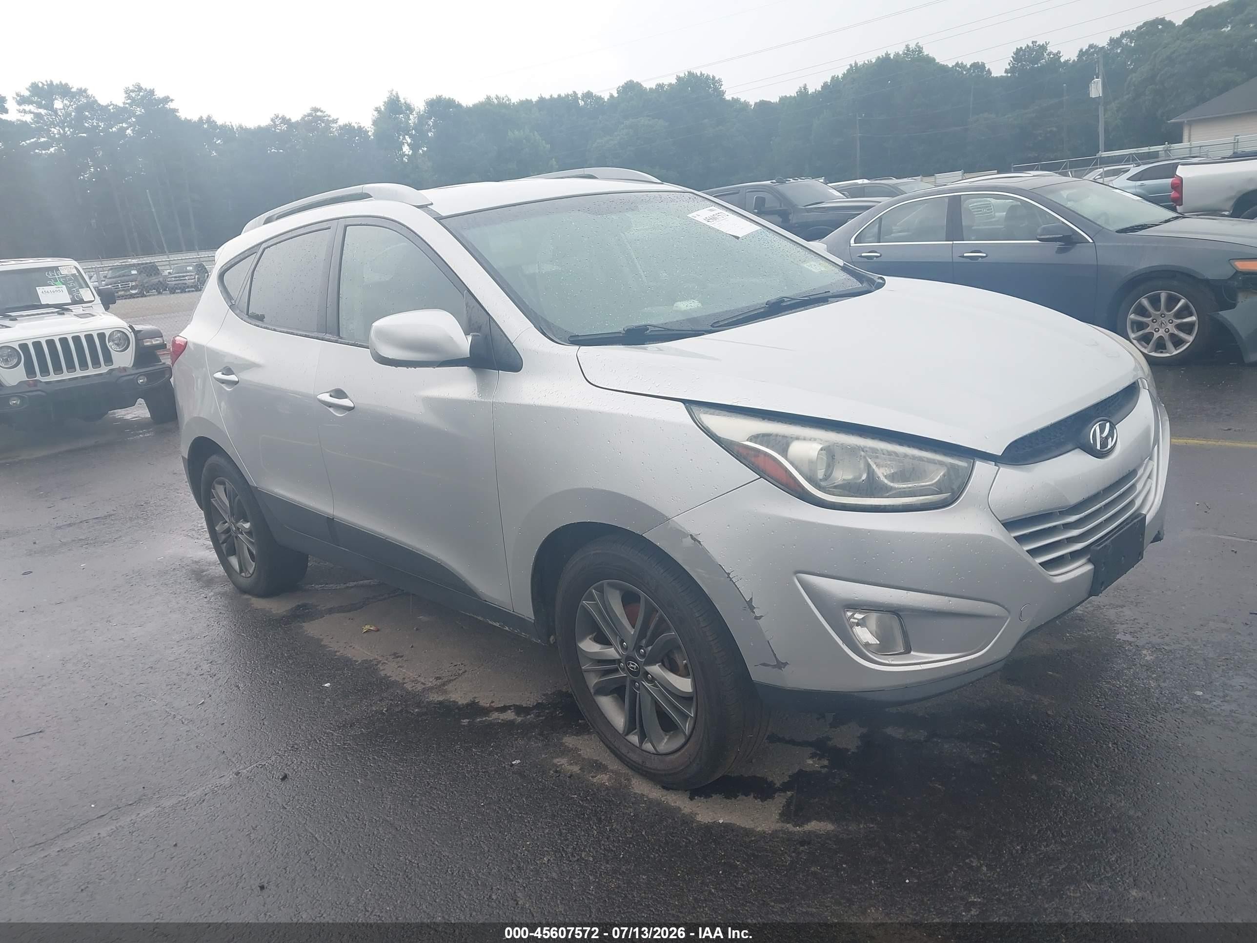 2014 Hyundai Tucson SE, VIN KM8JU3AG2EU831565 — Обычный износ