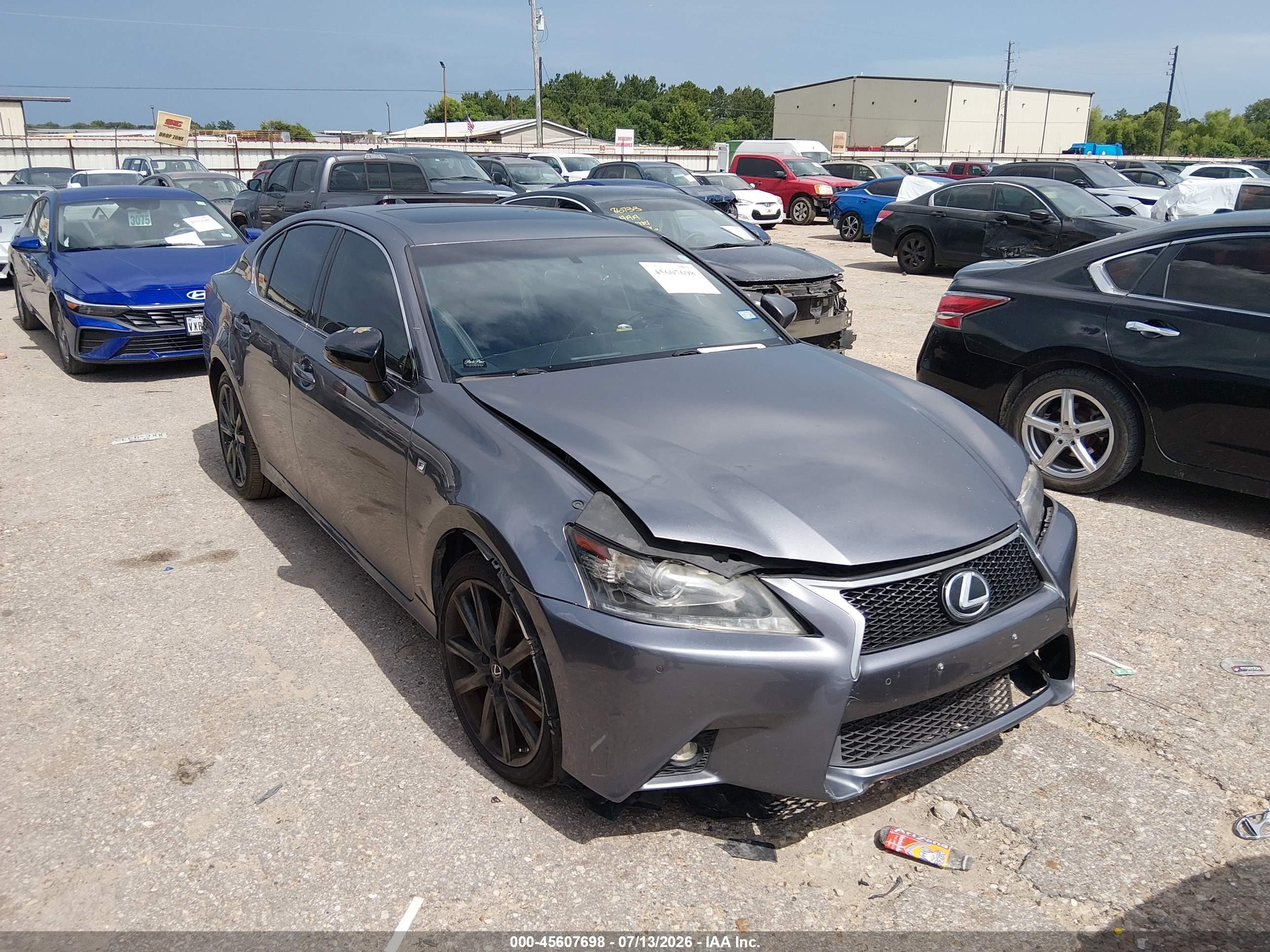 2015 Lexus GS 350, VIN JTHCE1BL9FA004920 — Water / flood