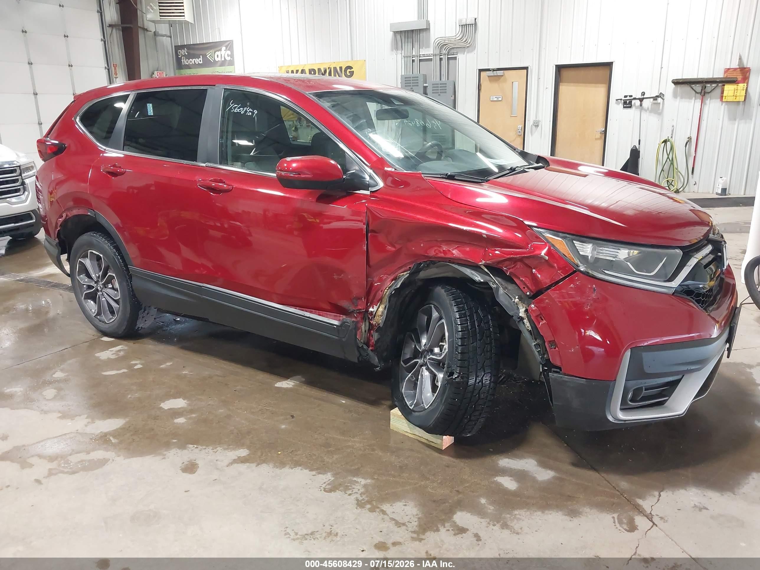 2020 Honda CR-V EX, VIN 7FARW2H54LE010218 — Front end