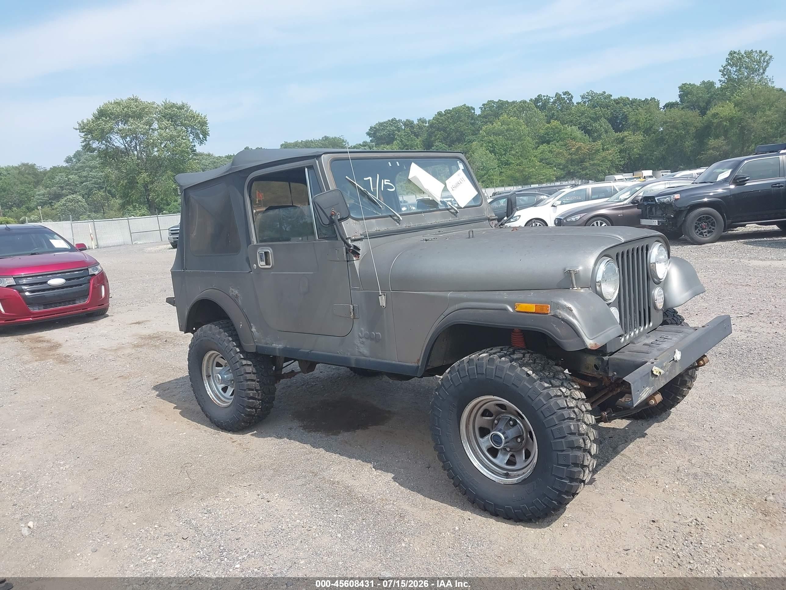 1986 Jeep CJ, VIN 1JCCM87E2GT065795 — Обычный износ