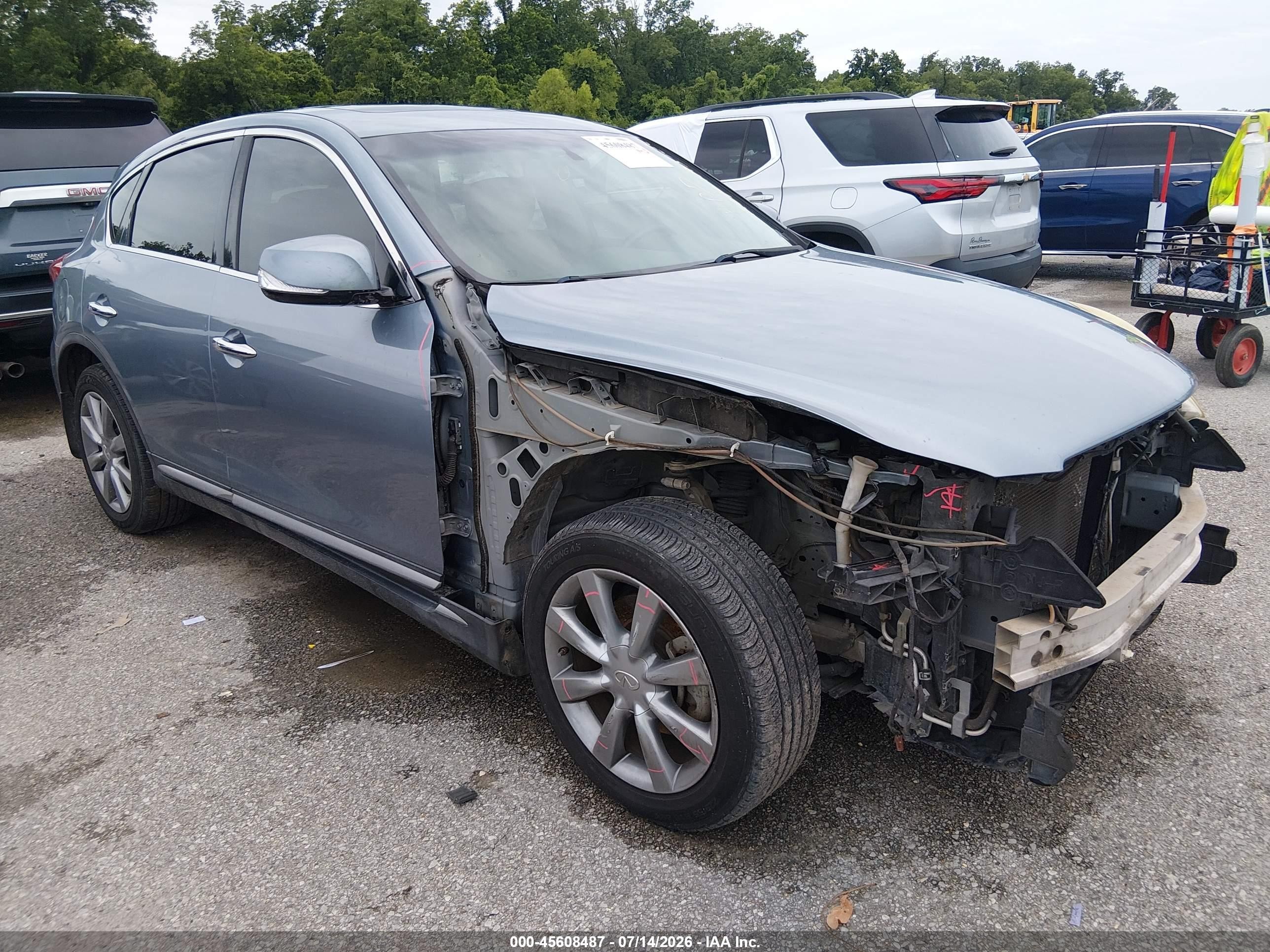 2017 Infiniti QX50, VIN JN1BJ0RP7HM389894 — Front end