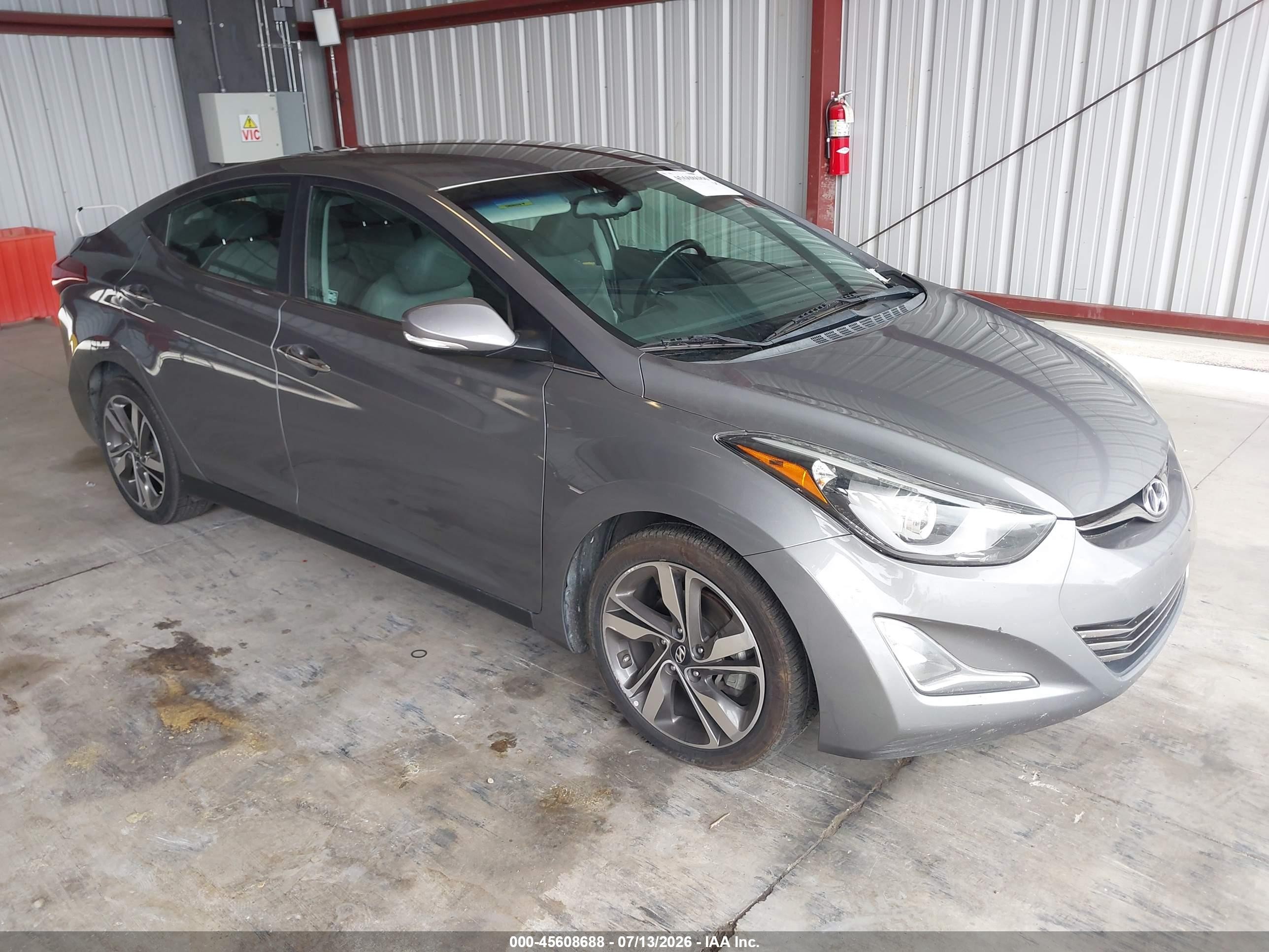 2014 Hyundai Elantra SE, VIN 5NPDH4AE7EH487560 — Side