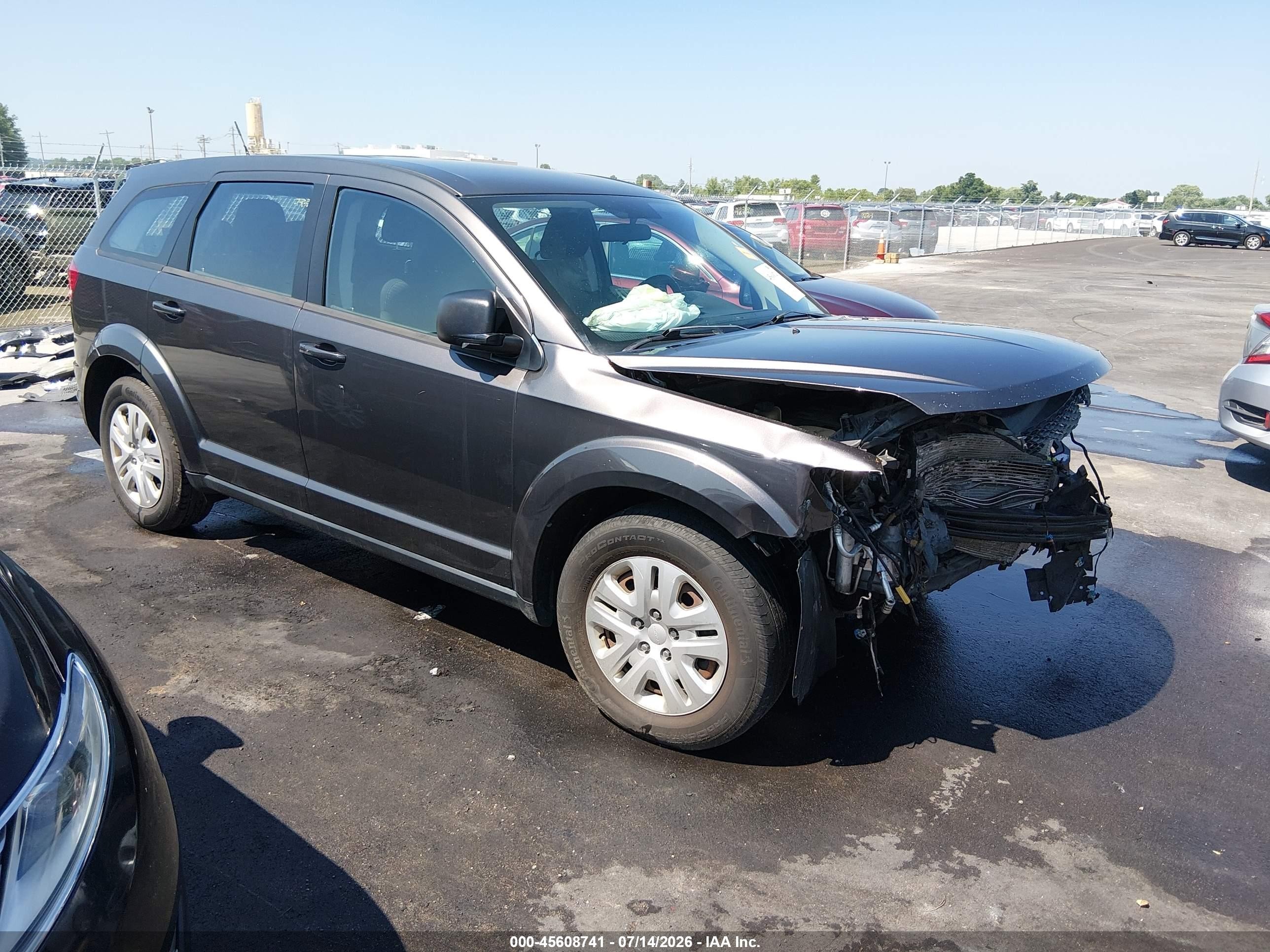 2015 Dodge Journey American Value, VIN 3C4PDCAB4FT632516 — Перед