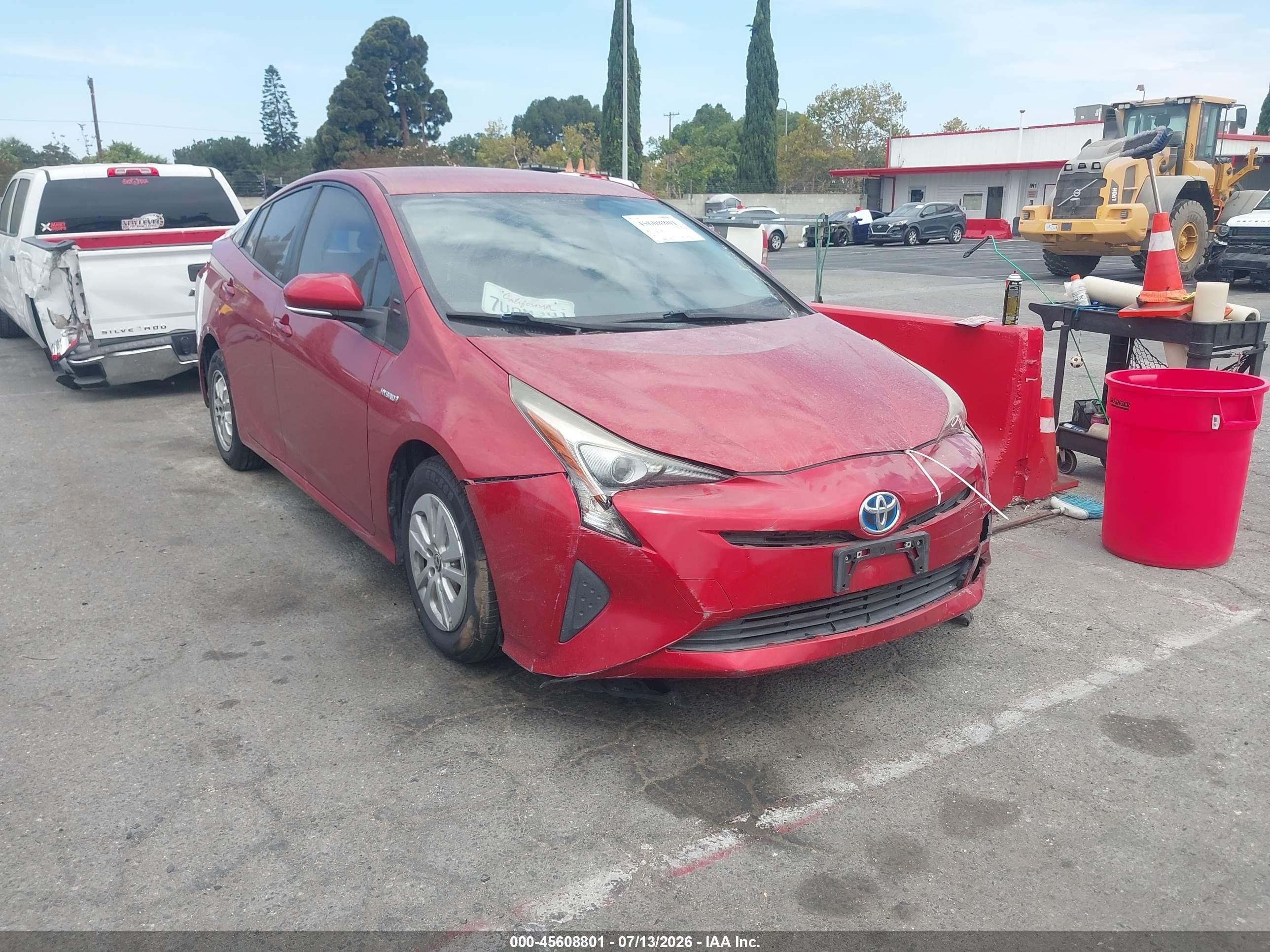 2016 Toyota Prius Two, VIN JTDKBRFU9G3526279 — All over