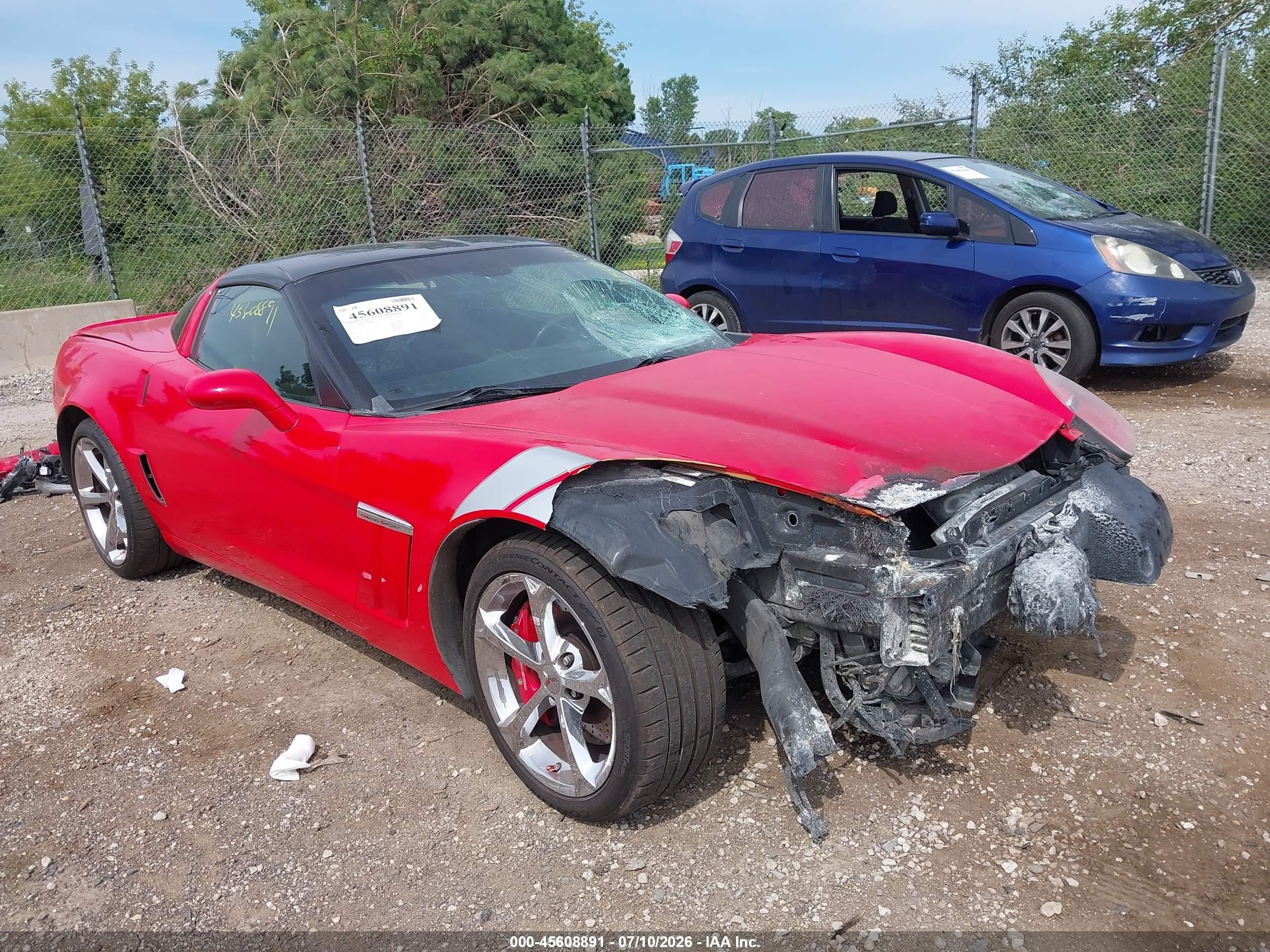2012 Chevrolet Corvette Z16 Grand Sport 3LT, VIN 1G1YW2DW5C5104995 — Front end