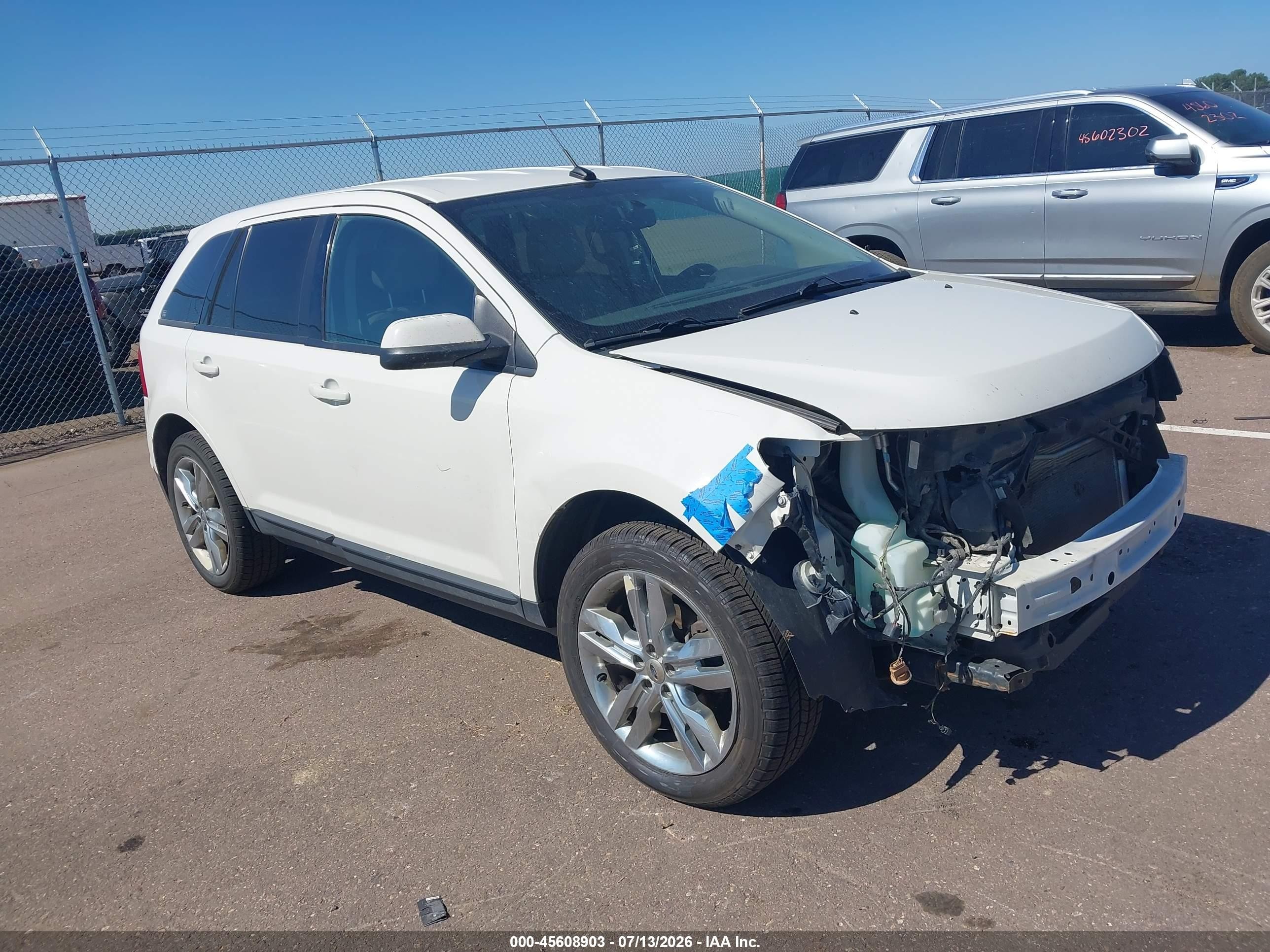2013 Ford Edge SEL, VIN 2FMDK4JC5DBA63901 — Front end