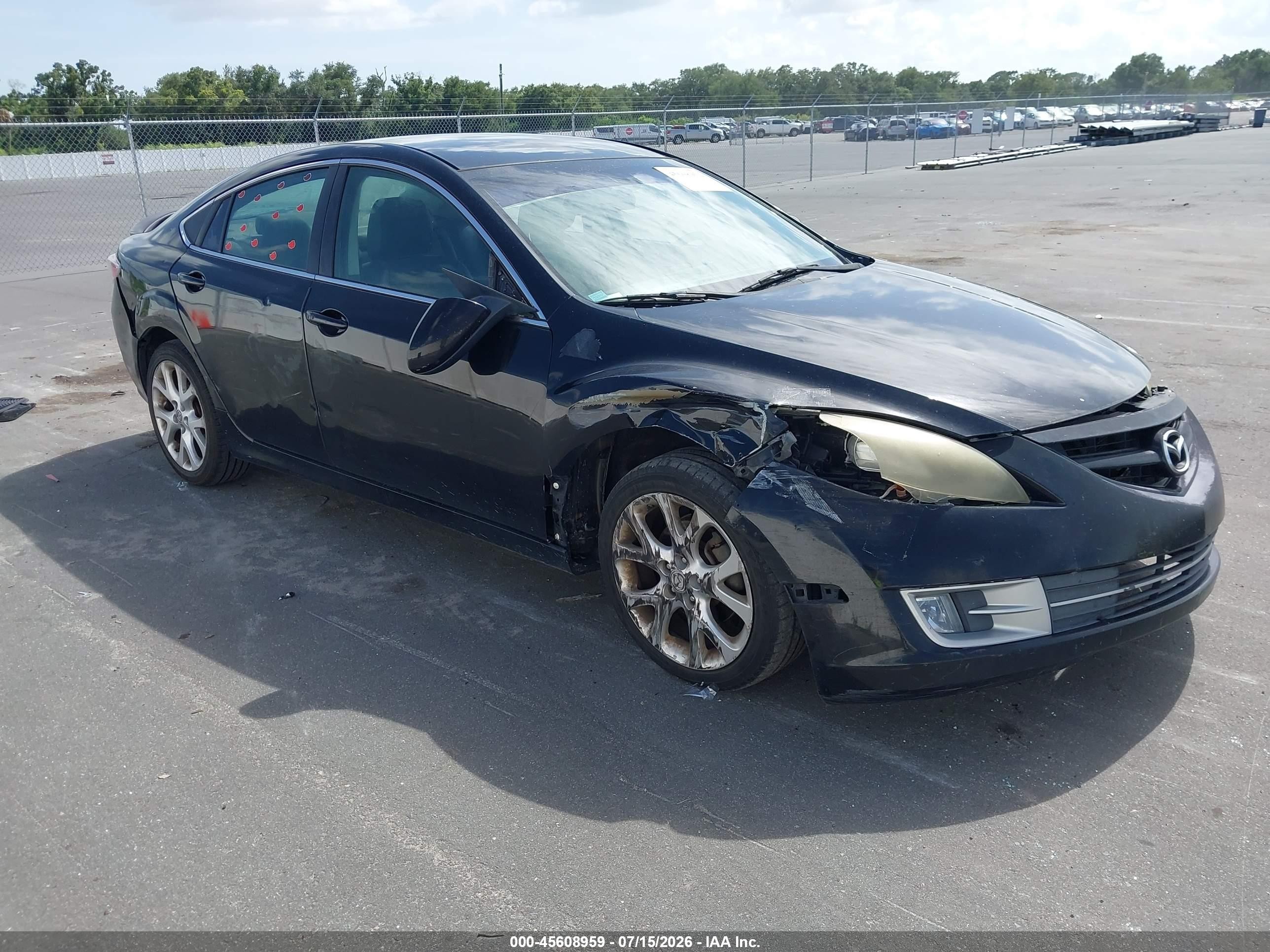 2009 Mazda 6 S Grand Touring, VIN 1YVHP82B895M43891 — Перед