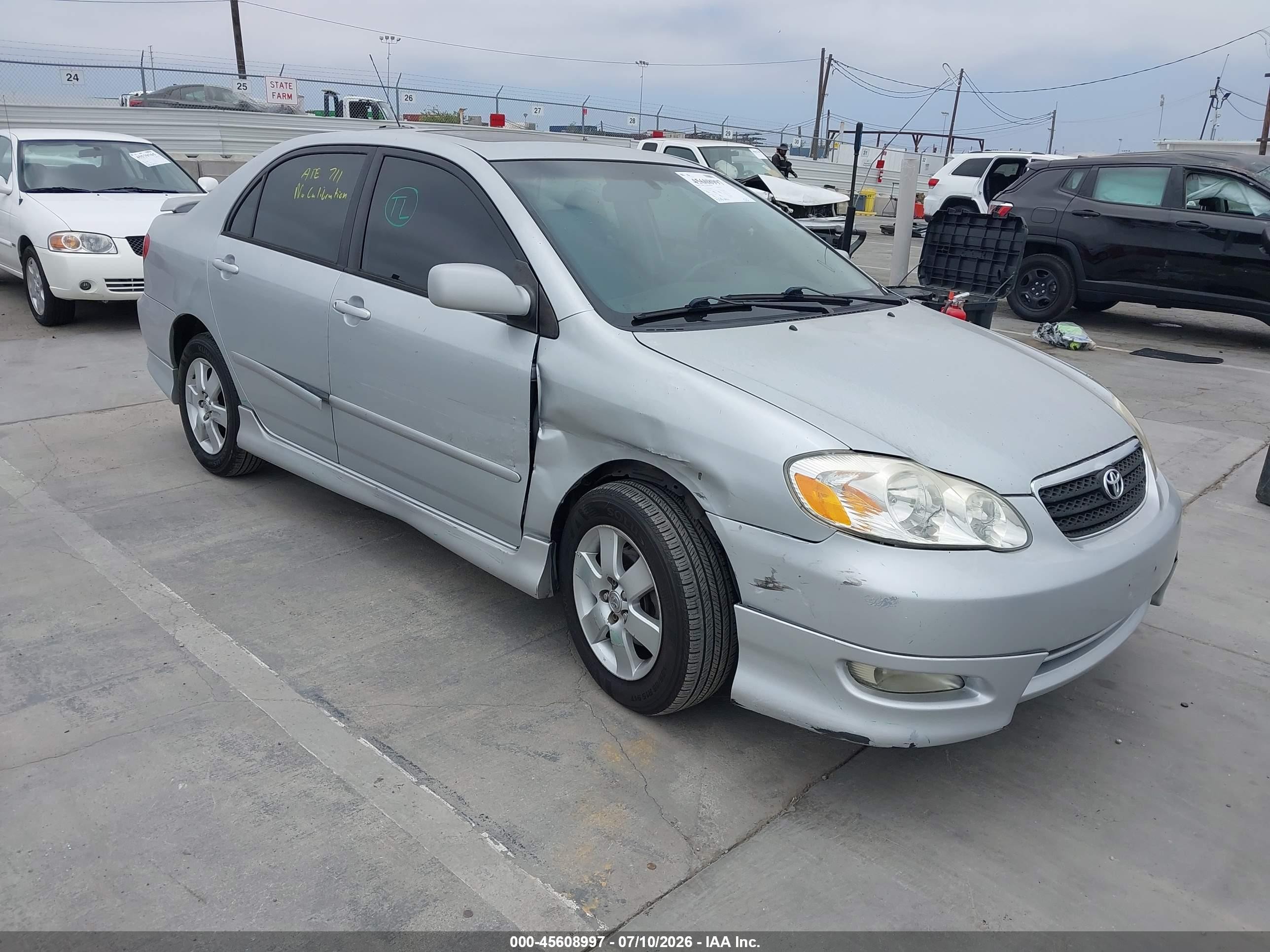 2007 Toyota Corolla S, VIN 1NXBR30EX7Z908627 — Front end
