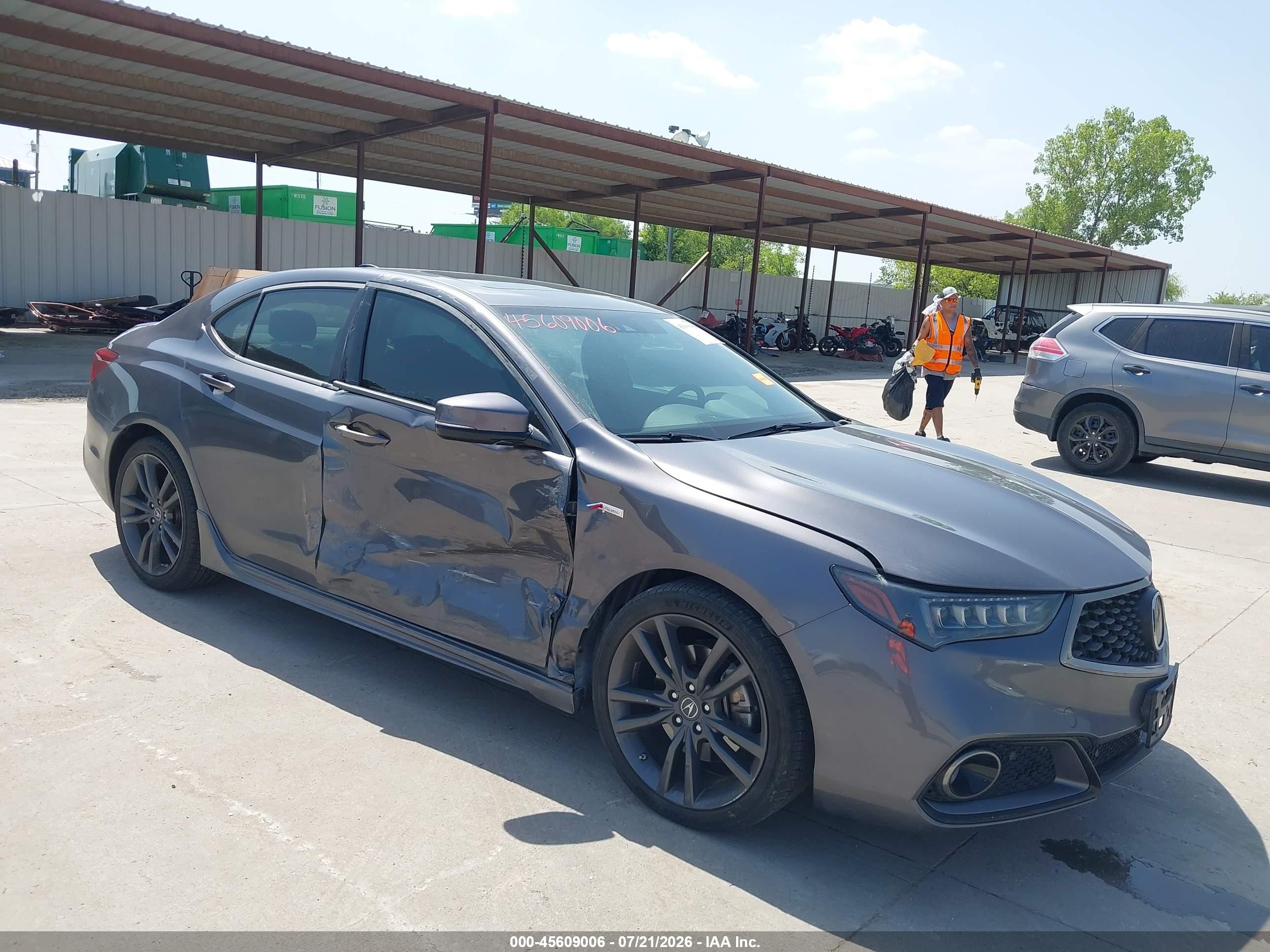 2019 Acura TLX w/A-Spec Pkg, VIN 19UUB3F61KA004758 — Side