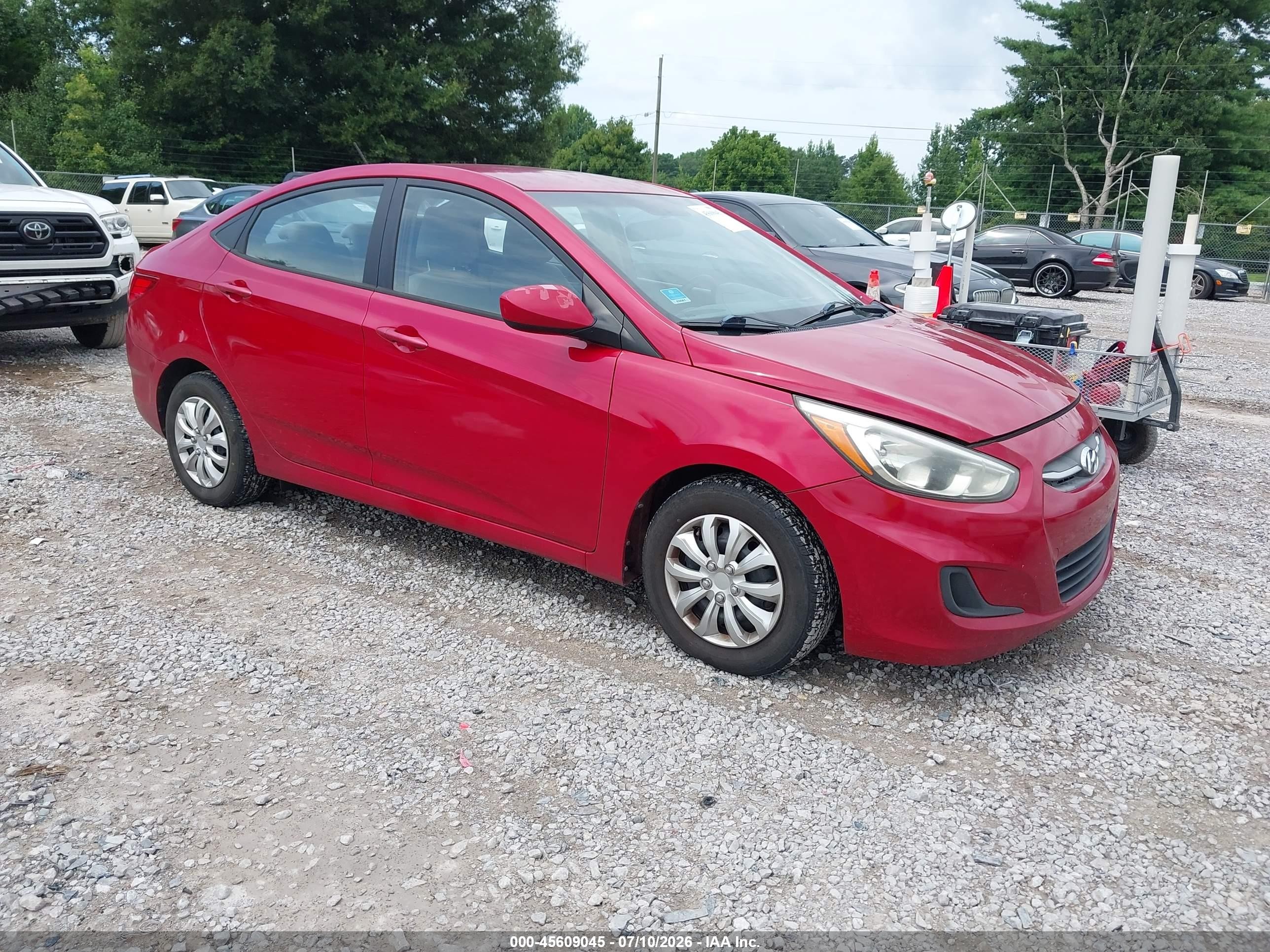 2016 Hyundai Accent SE, VIN KMHCT4AE3GU029206 — Normal wear