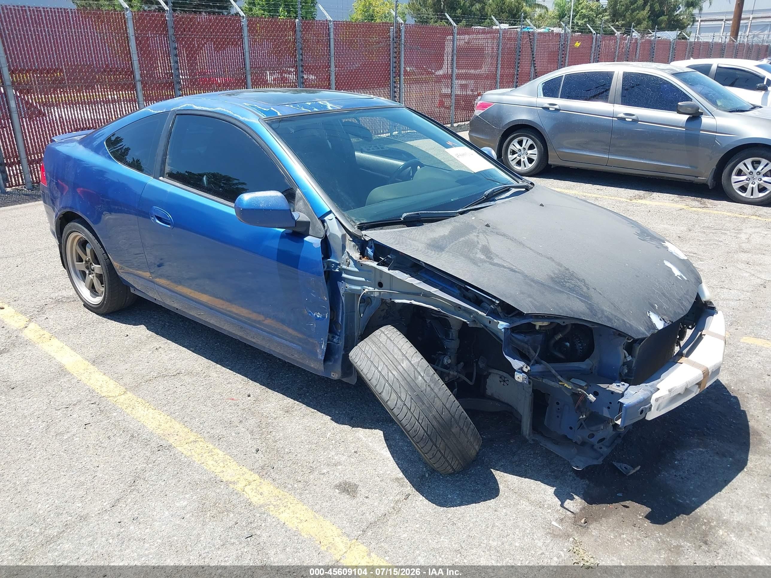 2002 Acura RSX Type S, VIN JH4DC53022C015150 — Front end