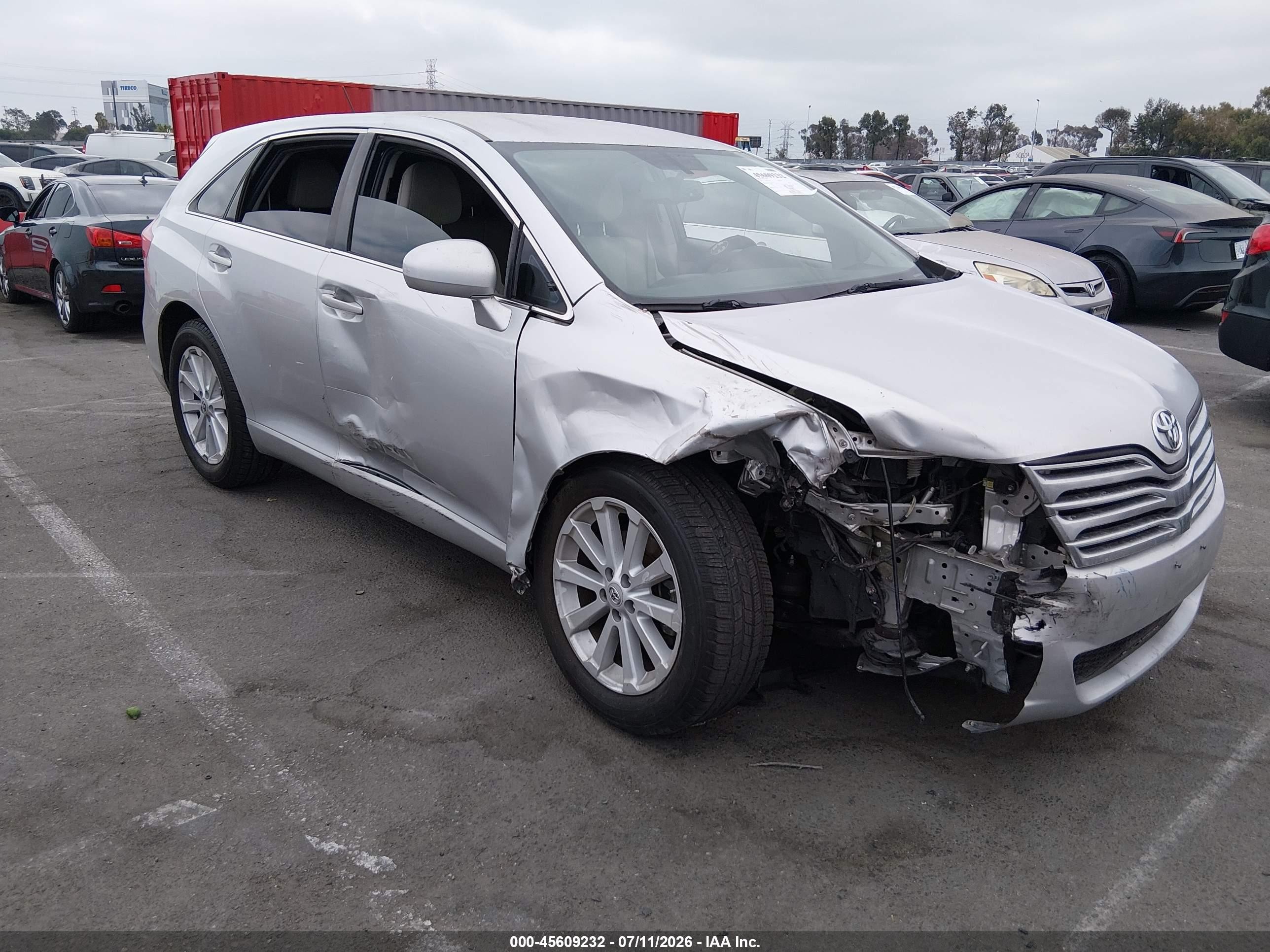 2011 Toyota Venza, VIN 4T3ZA3BBXBU054862 — Front end