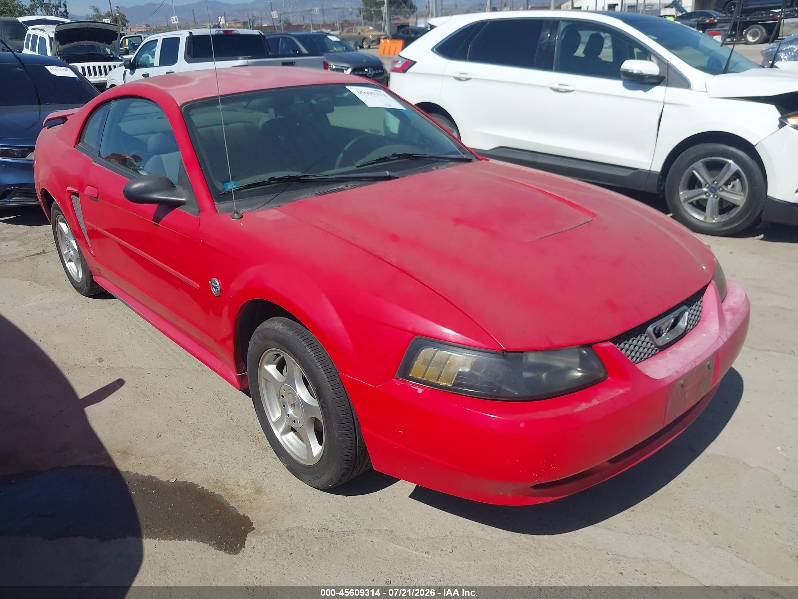 2004 Ford Mustang Standard, VIN 1FAFP40674F167627 — Vandalism