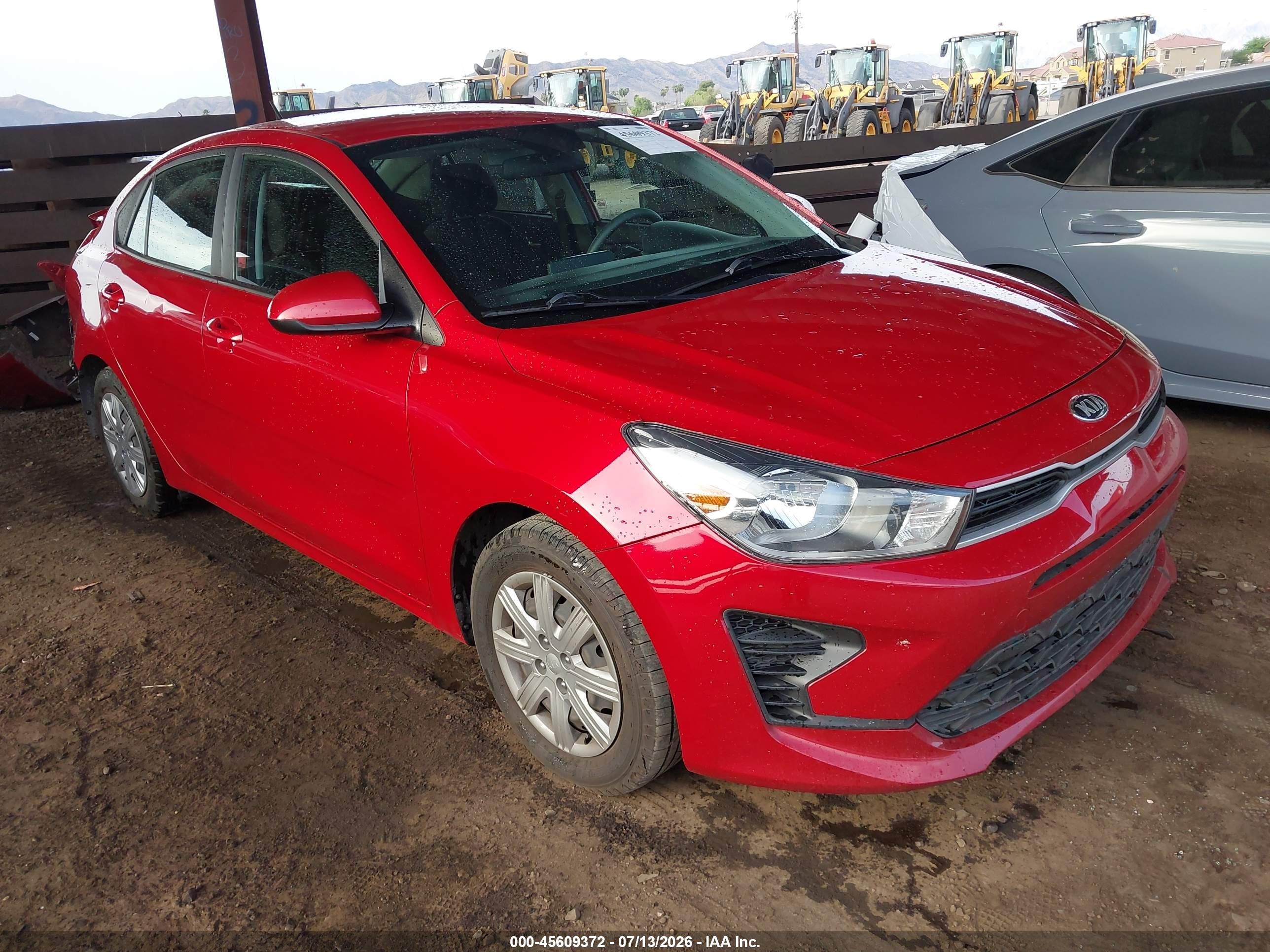2021 Kia Rio LX, VIN 3KPA24AD1ME403067 — Rear end