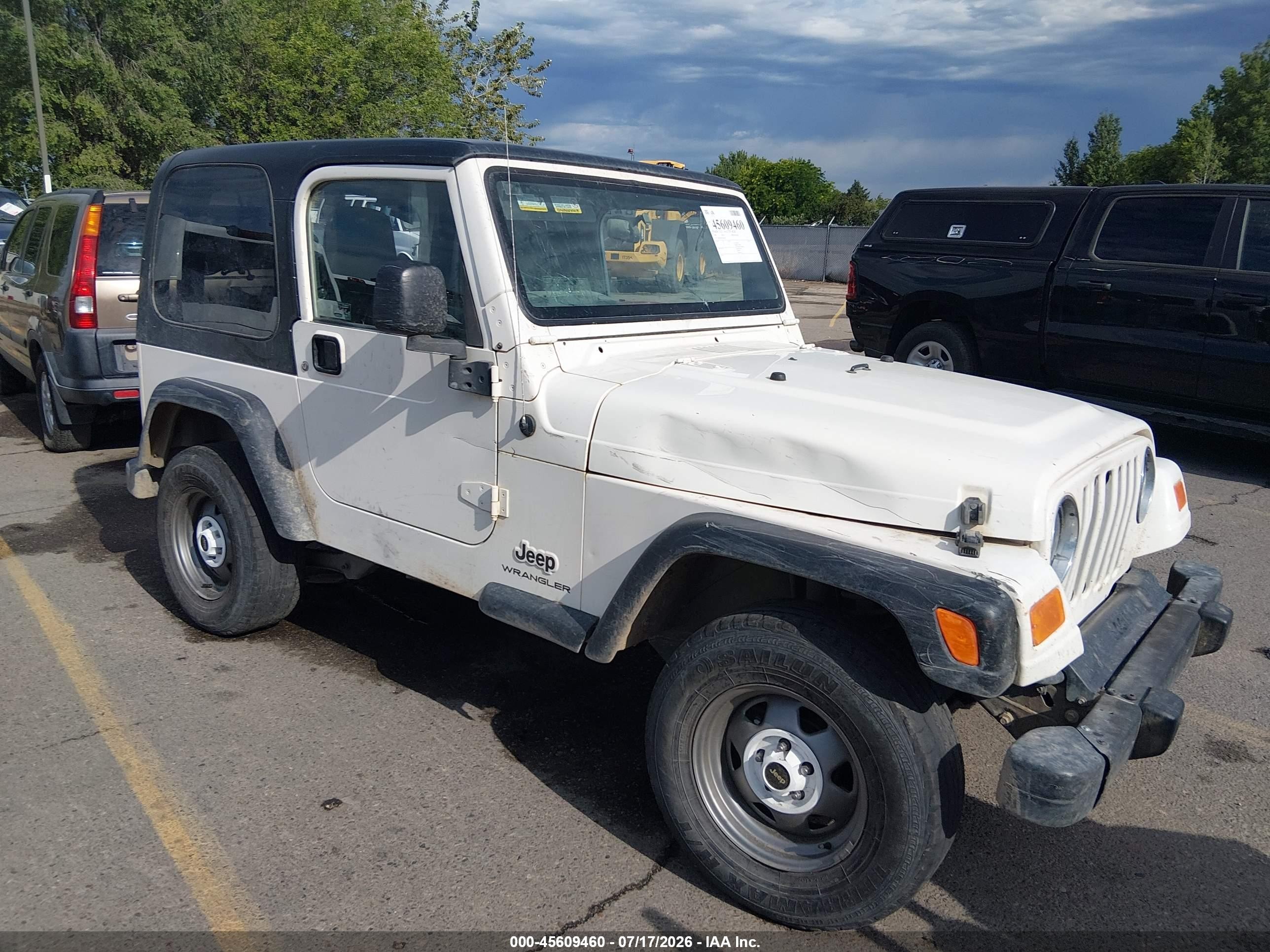 2005 Jeep Wrangler Sport, VIN 1J4F449S75P356562 — Обычный износ