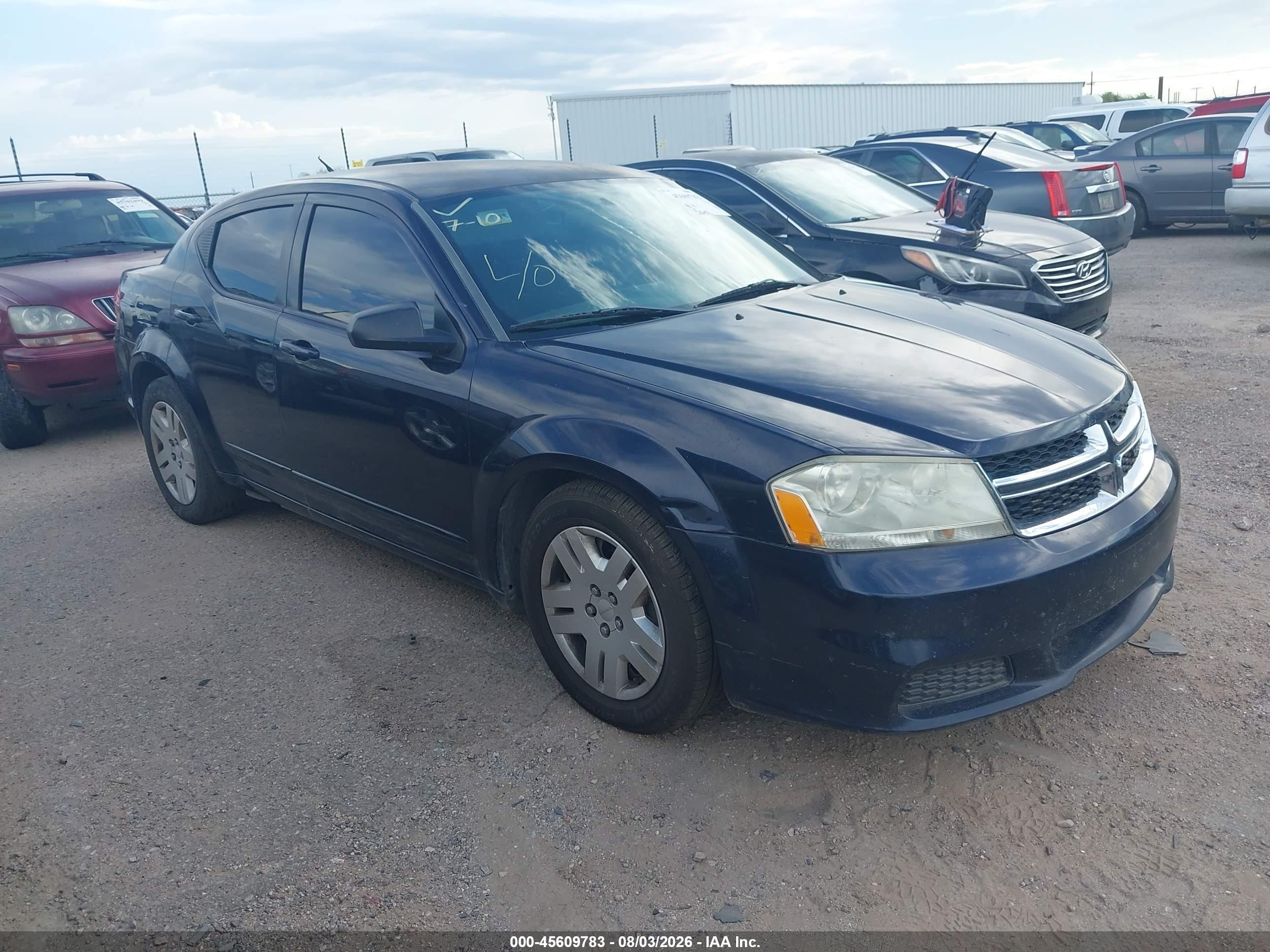 2012 Dodge Avenger SE V6, VIN 1C3CDZAG1CN327746 — Normal wear