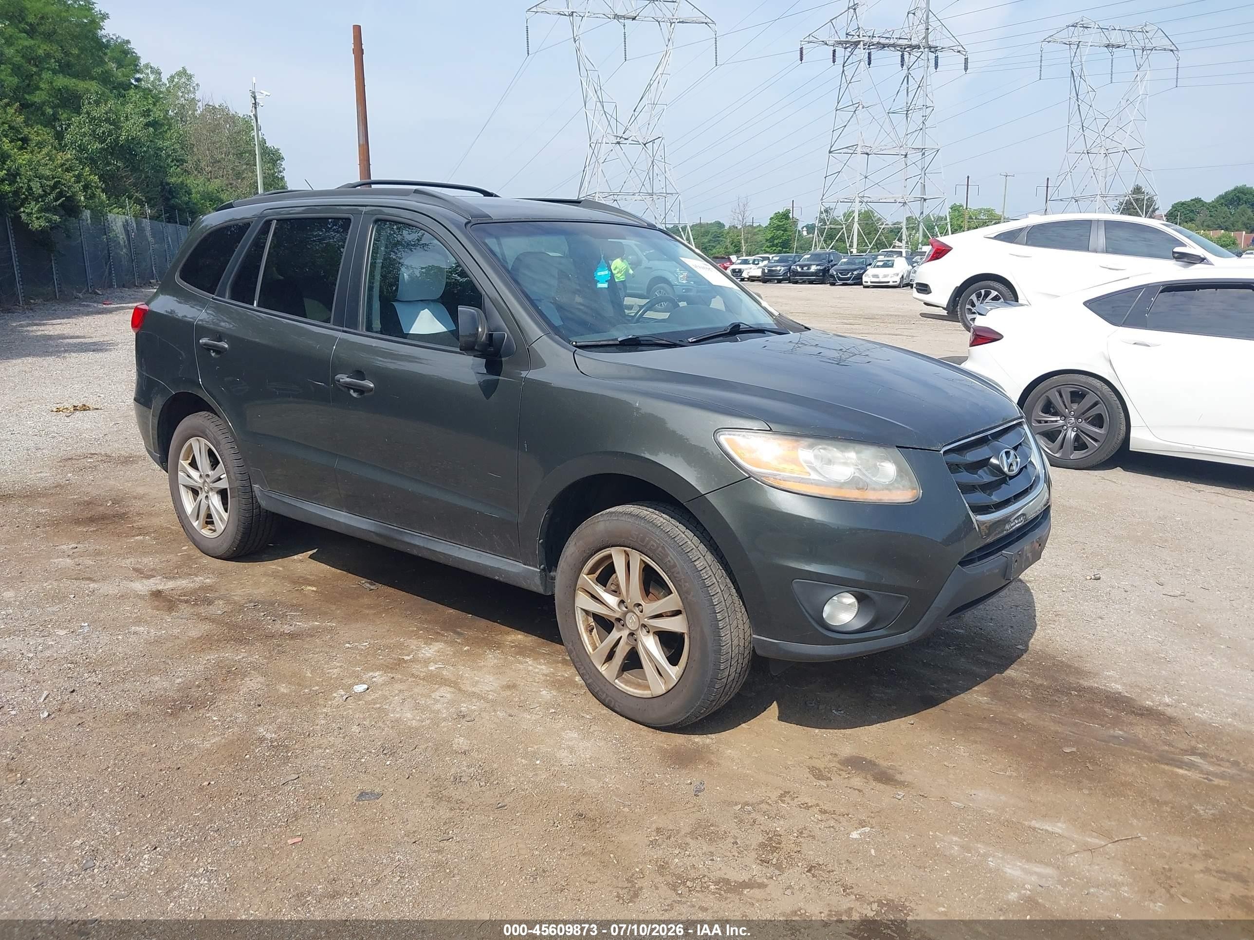 2010 Hyundai Santa Fe SE, VIN 5NMSH4AG4AH346316 — Normal wear