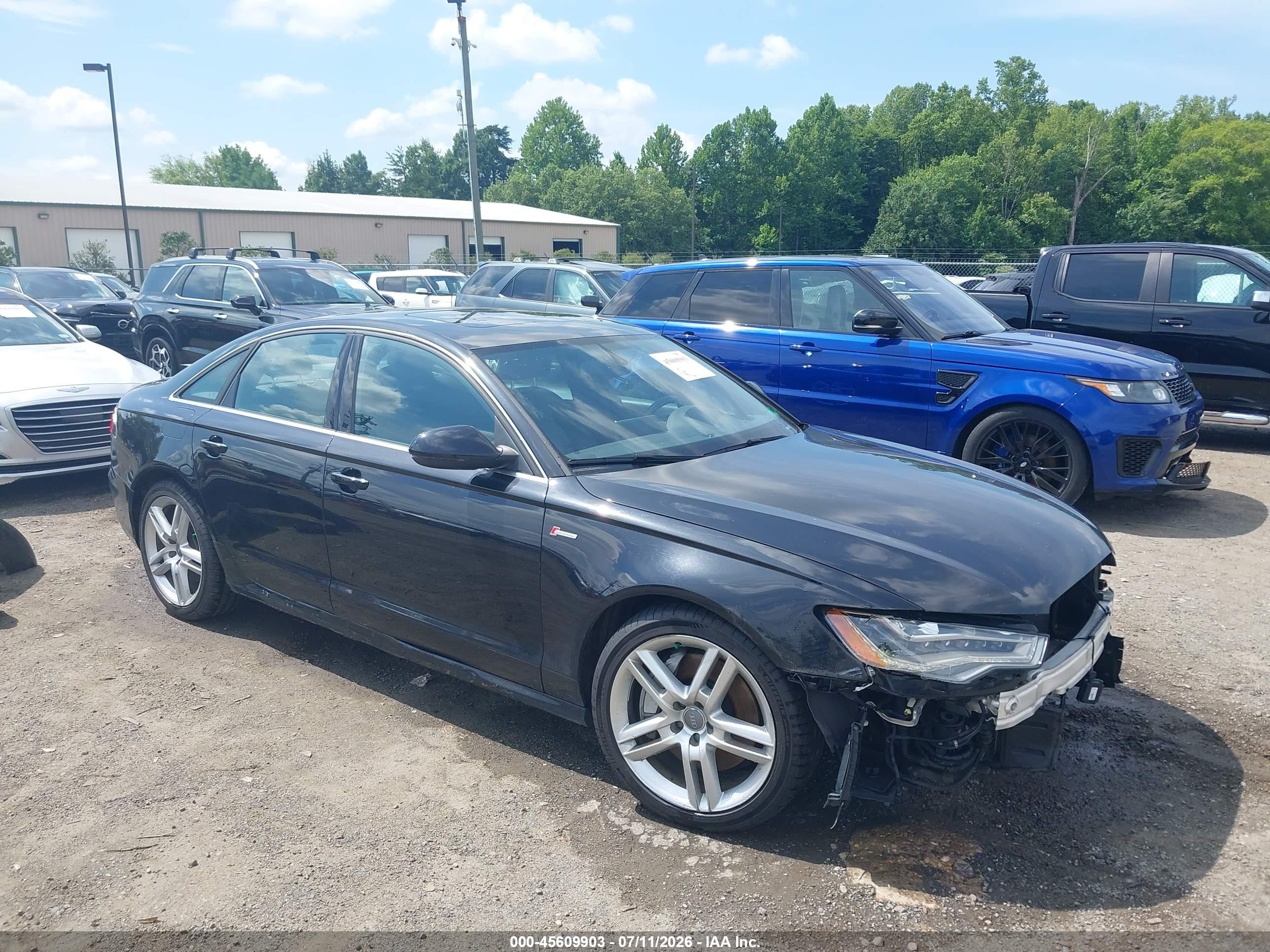 2014 Audi A6 Prestige, VIN WAUHGAFC3EN051537 — Front end