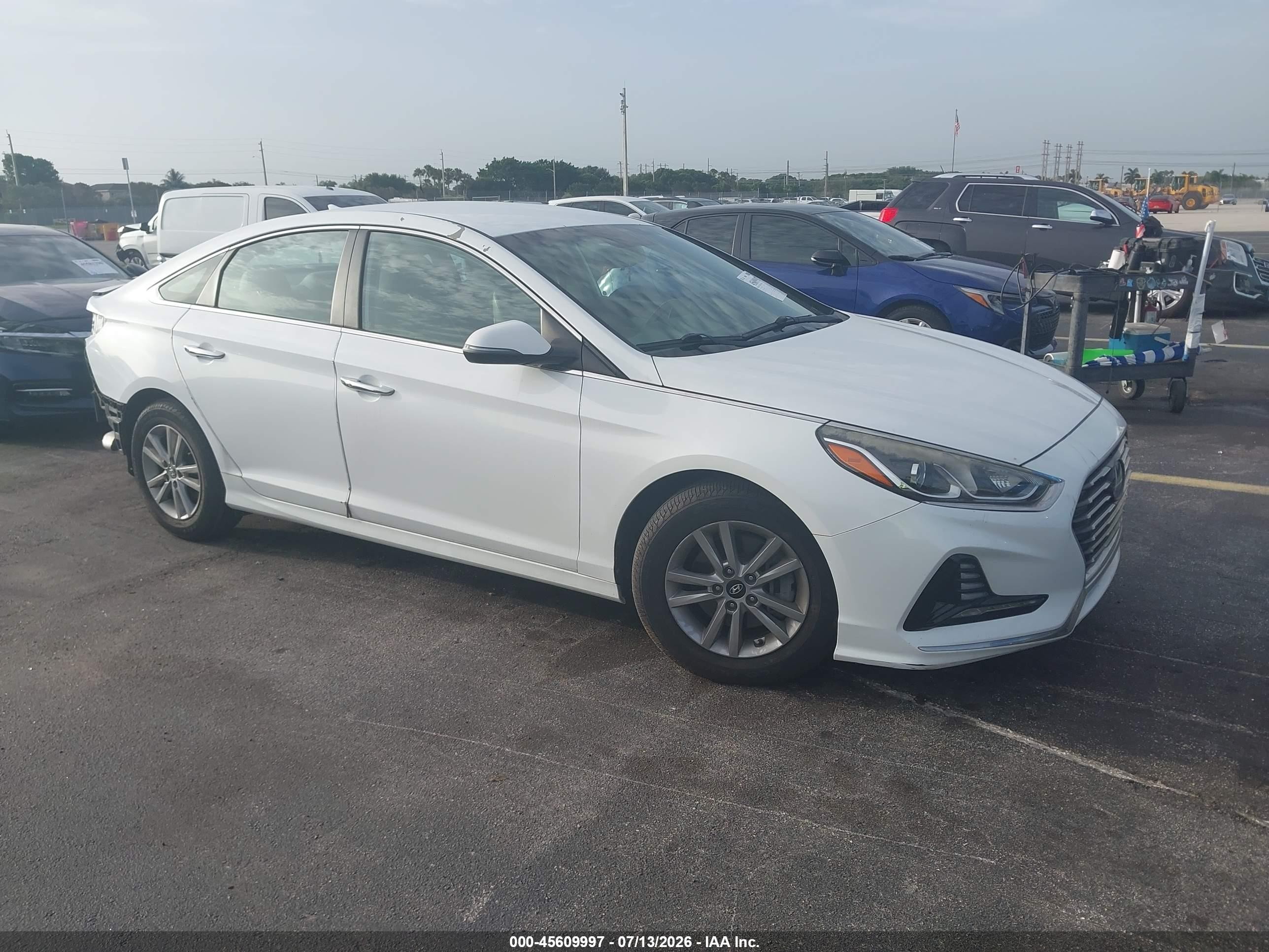 2018 Hyundai Sonata Sport Plus, VIN 5NPE34AF2JH637743 — Rear end