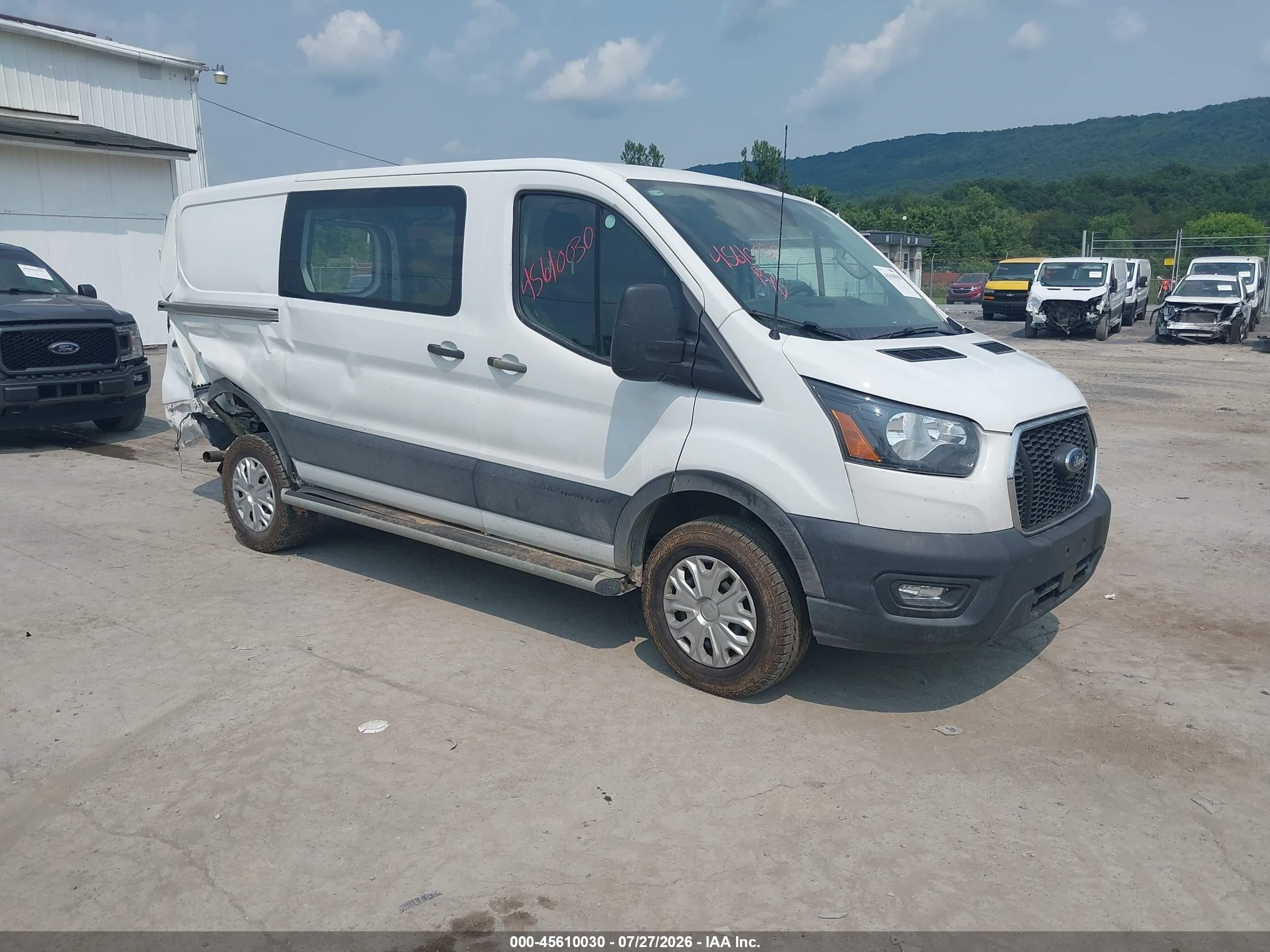 2024 Ford Transit Cargo, VIN 1FTBR1Y82RKA33761 — Rear end