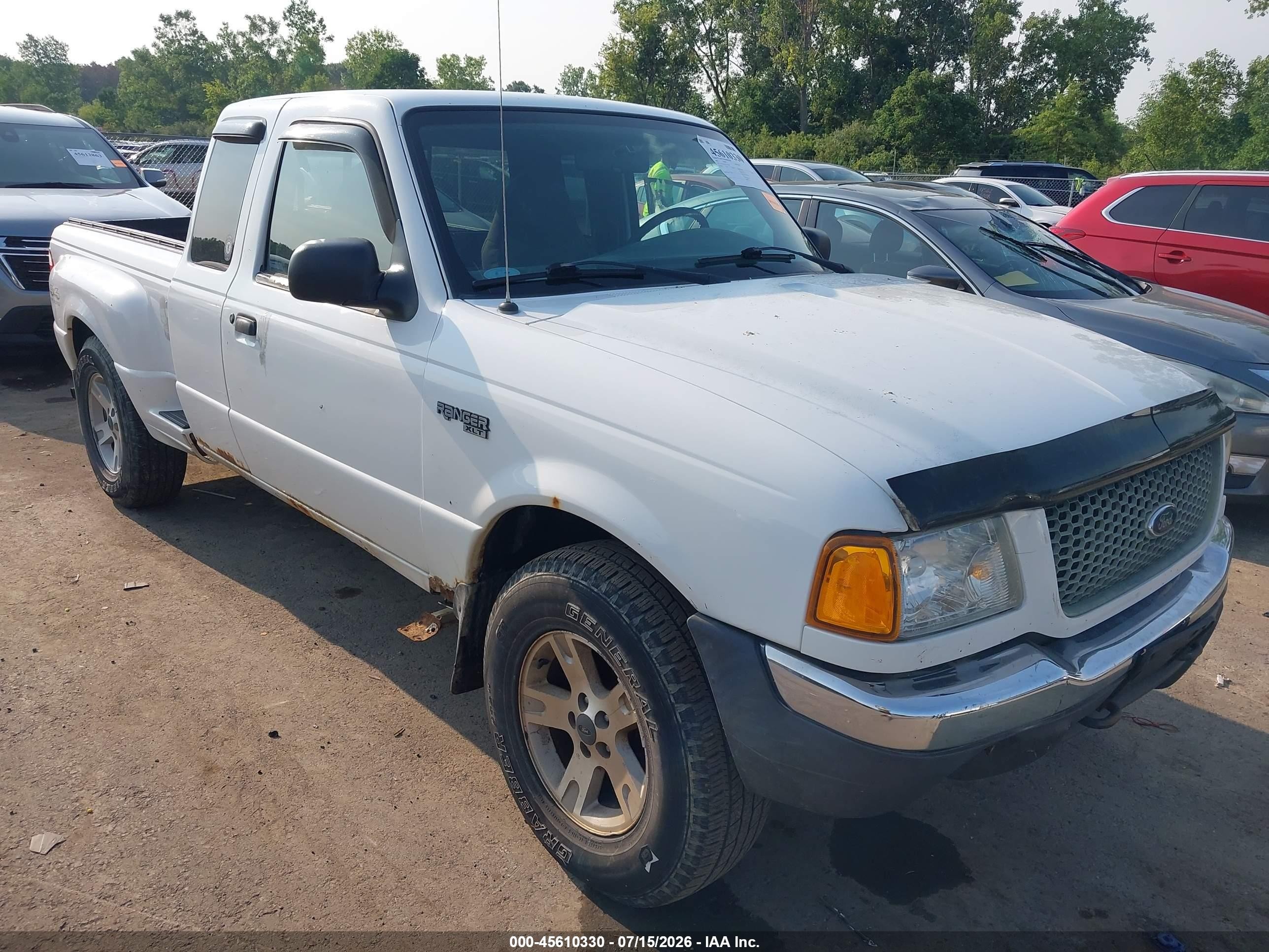 2002 Ford Ranger XL Fleet, VIN 1FTZR45EX2TA12358 — Front end