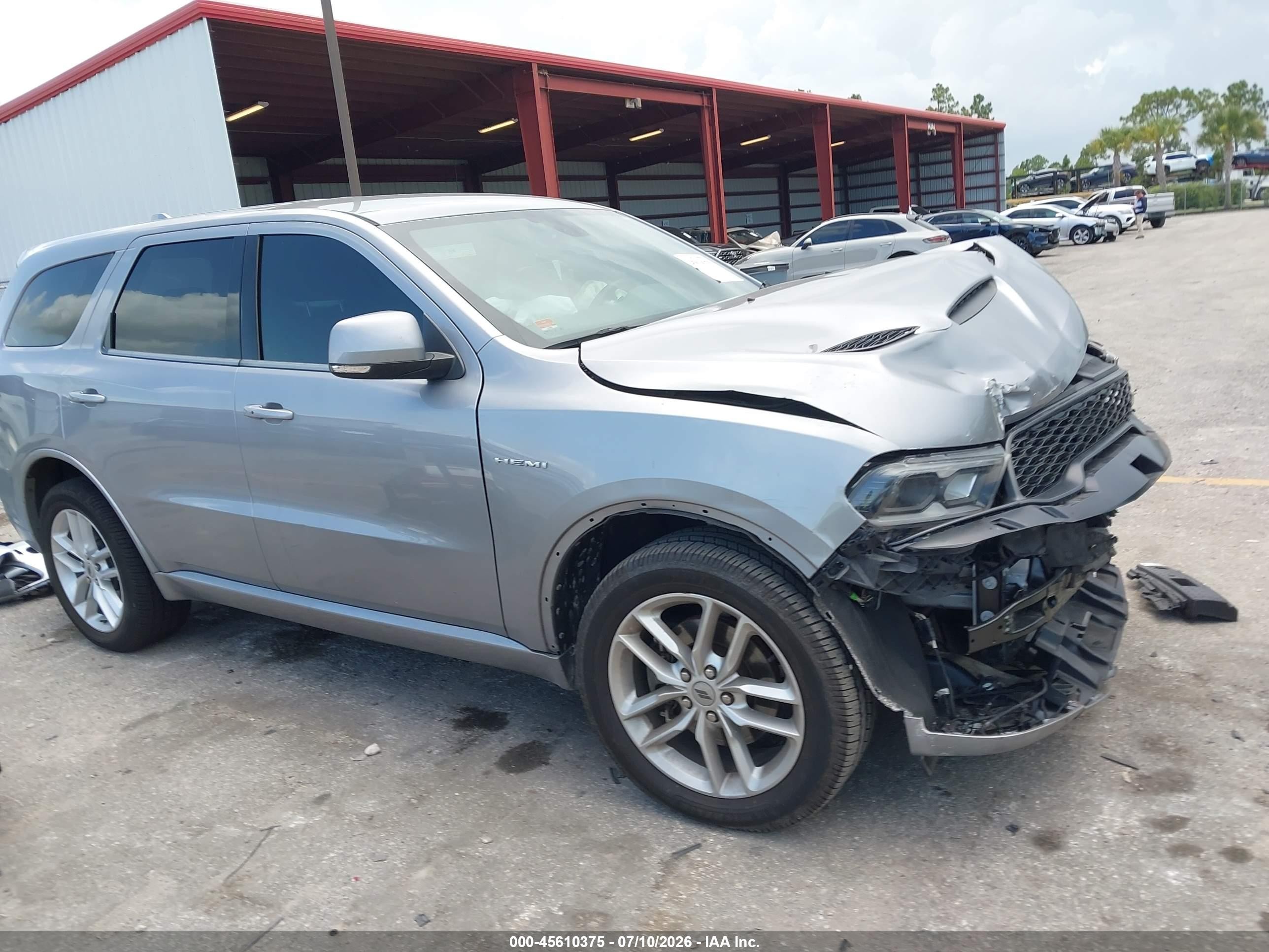2021 Dodge Durango R/T, VIN 1C4SDHCT0MC803087 — Front end
